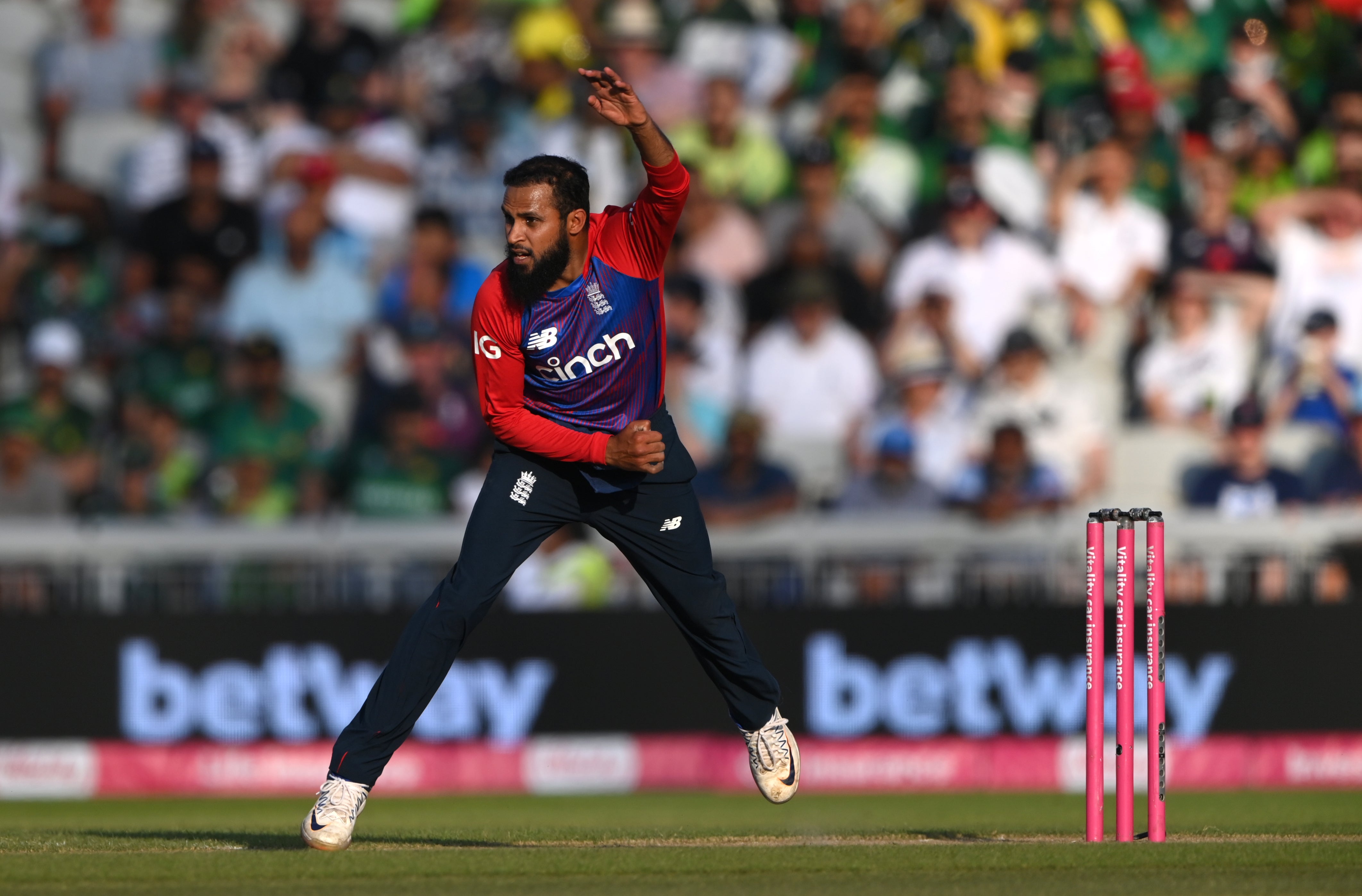 Adil Rashid took three for 18 in the latest warm-up