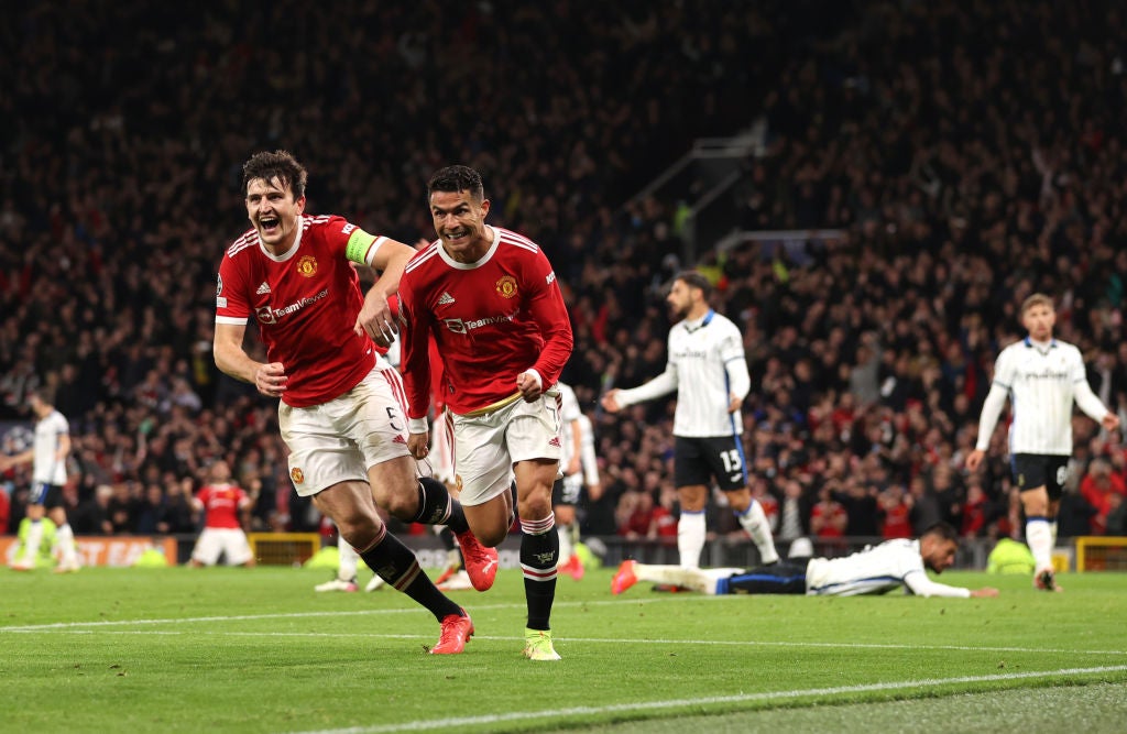 Cristiano Ronaldo celebrates scoring the winner