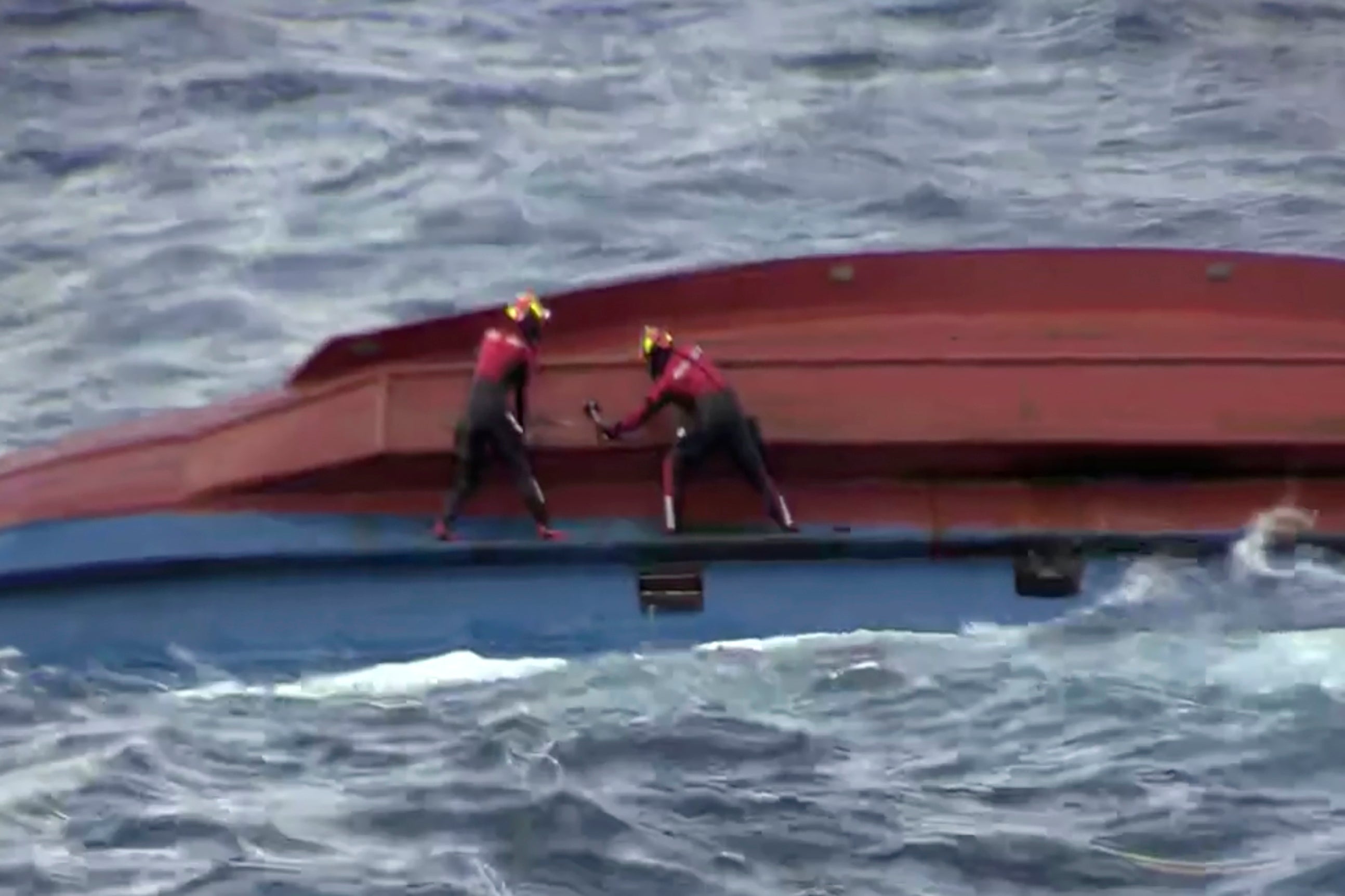 South Korea Ship Capsizes