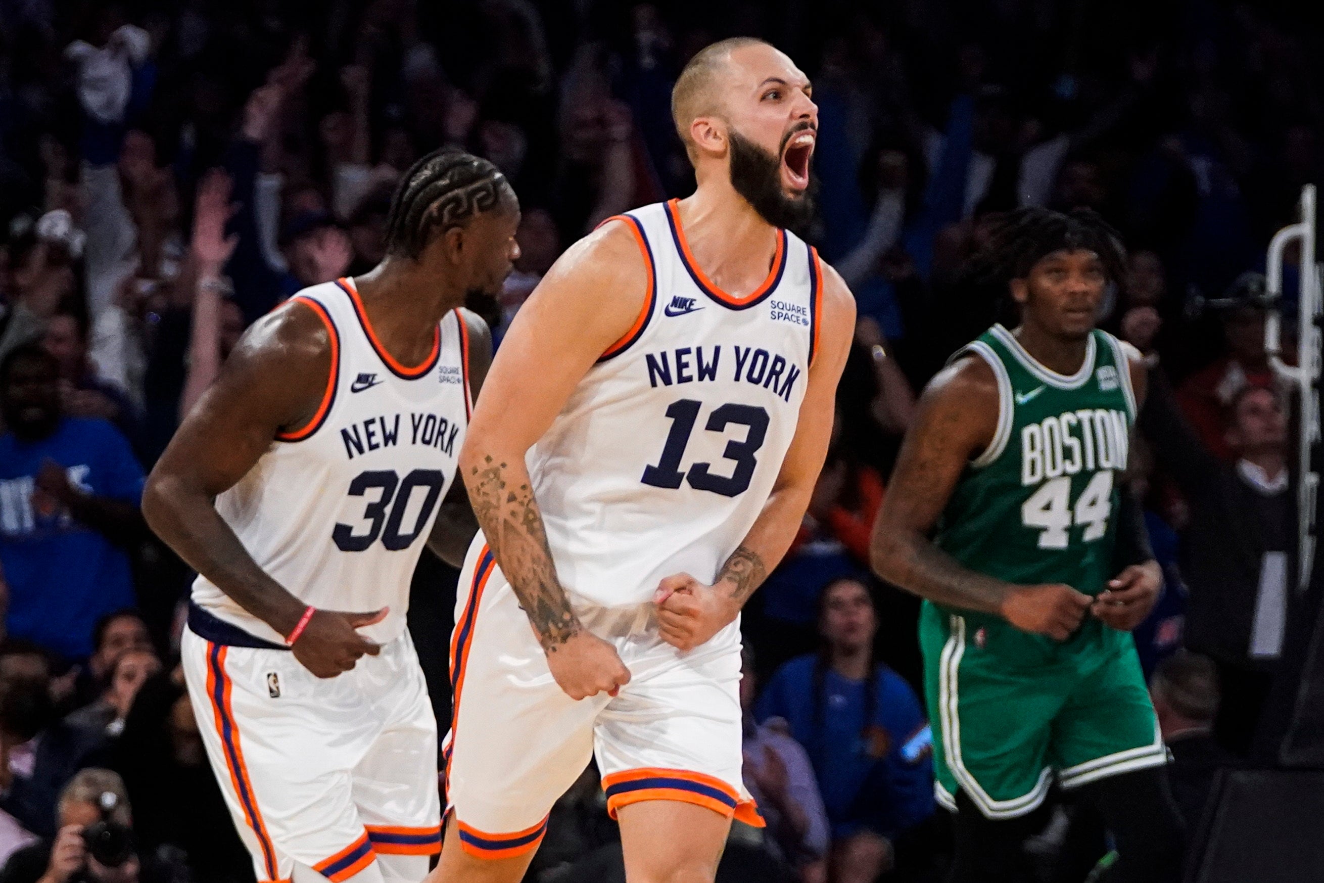 New York Knicks’ Evan Fournier (Frank Franklin II/AP)