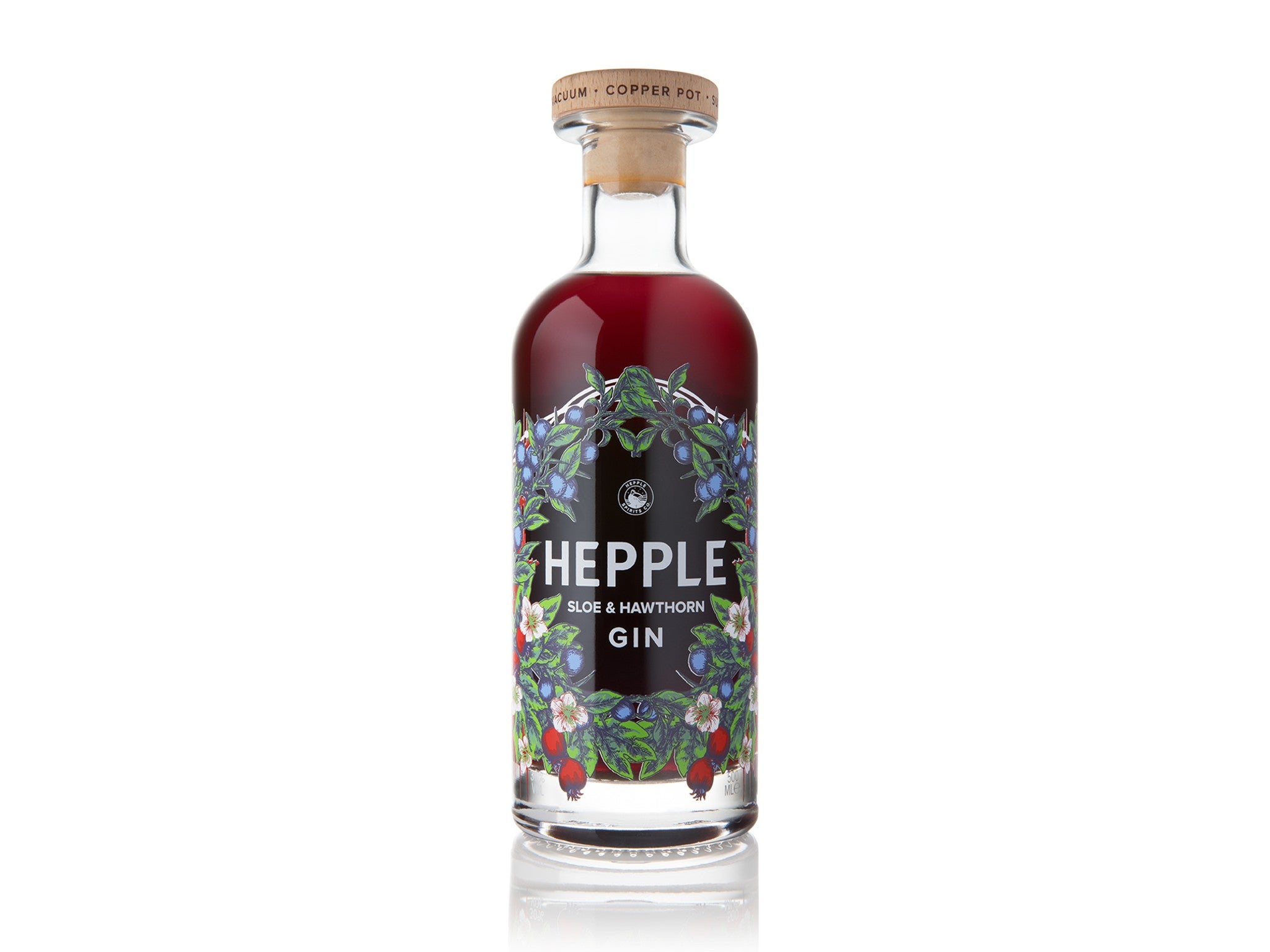 Hepple Sloe & Hawthorn Gin, 50cl indybest