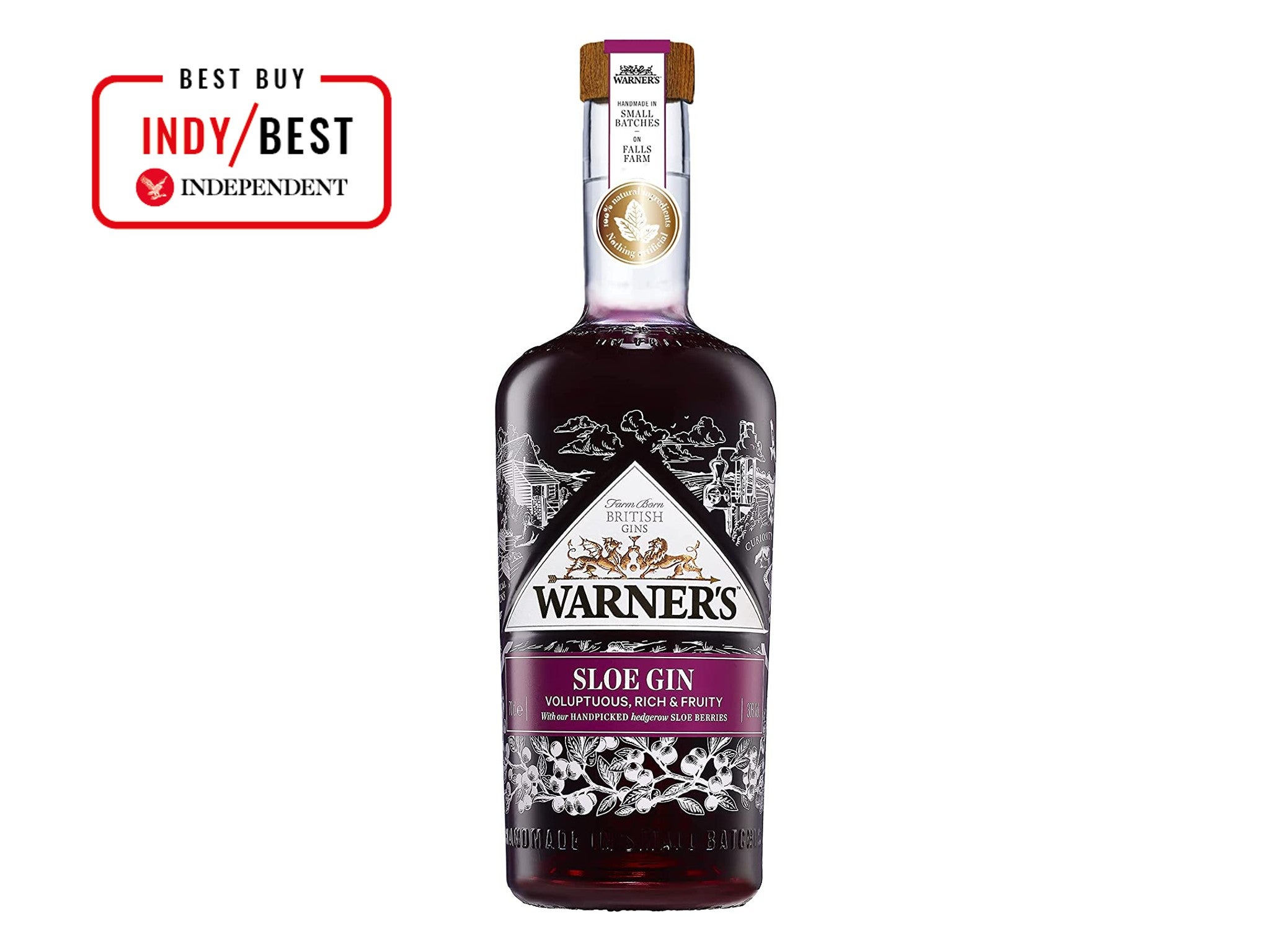 Warner’s sloe gin, 70cl indybest