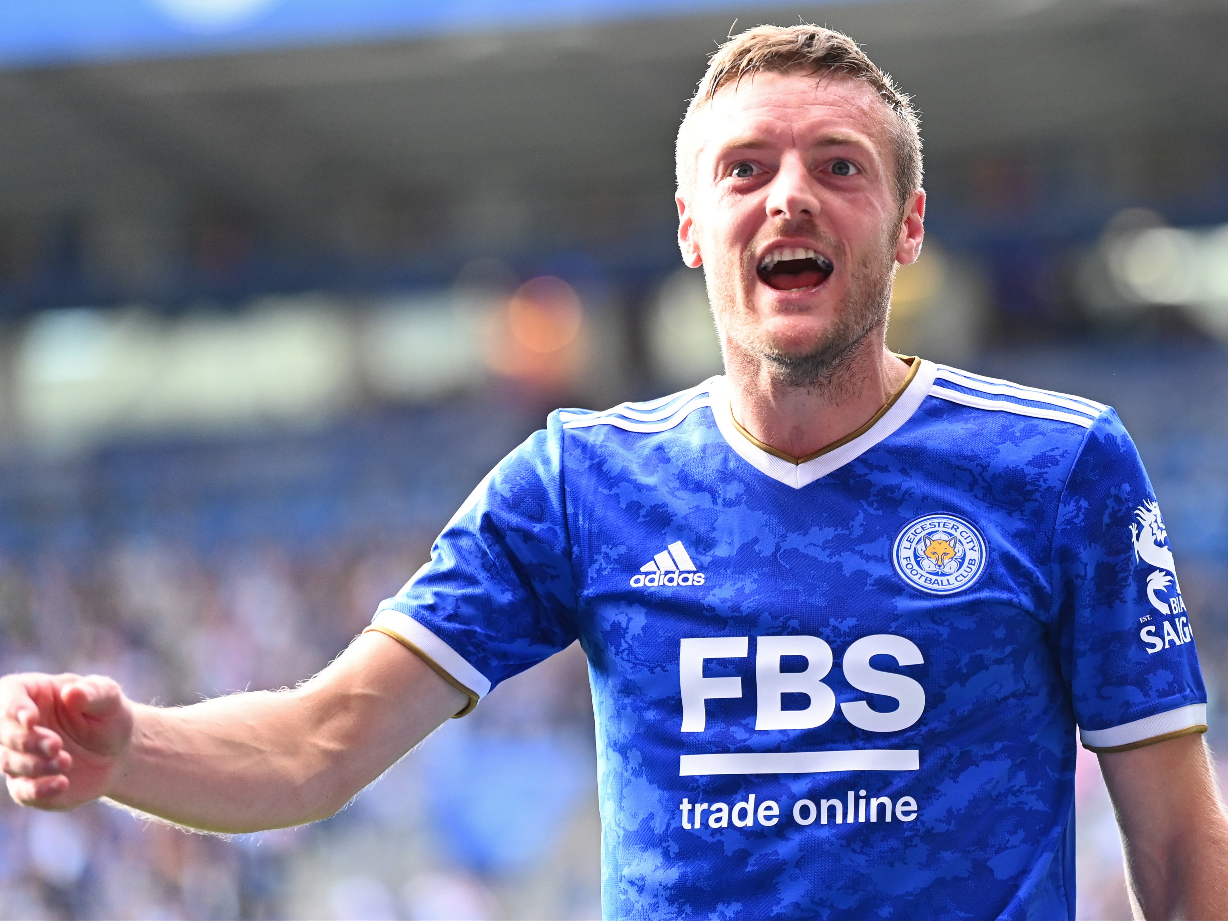 Leicester striker Jamie Vardy