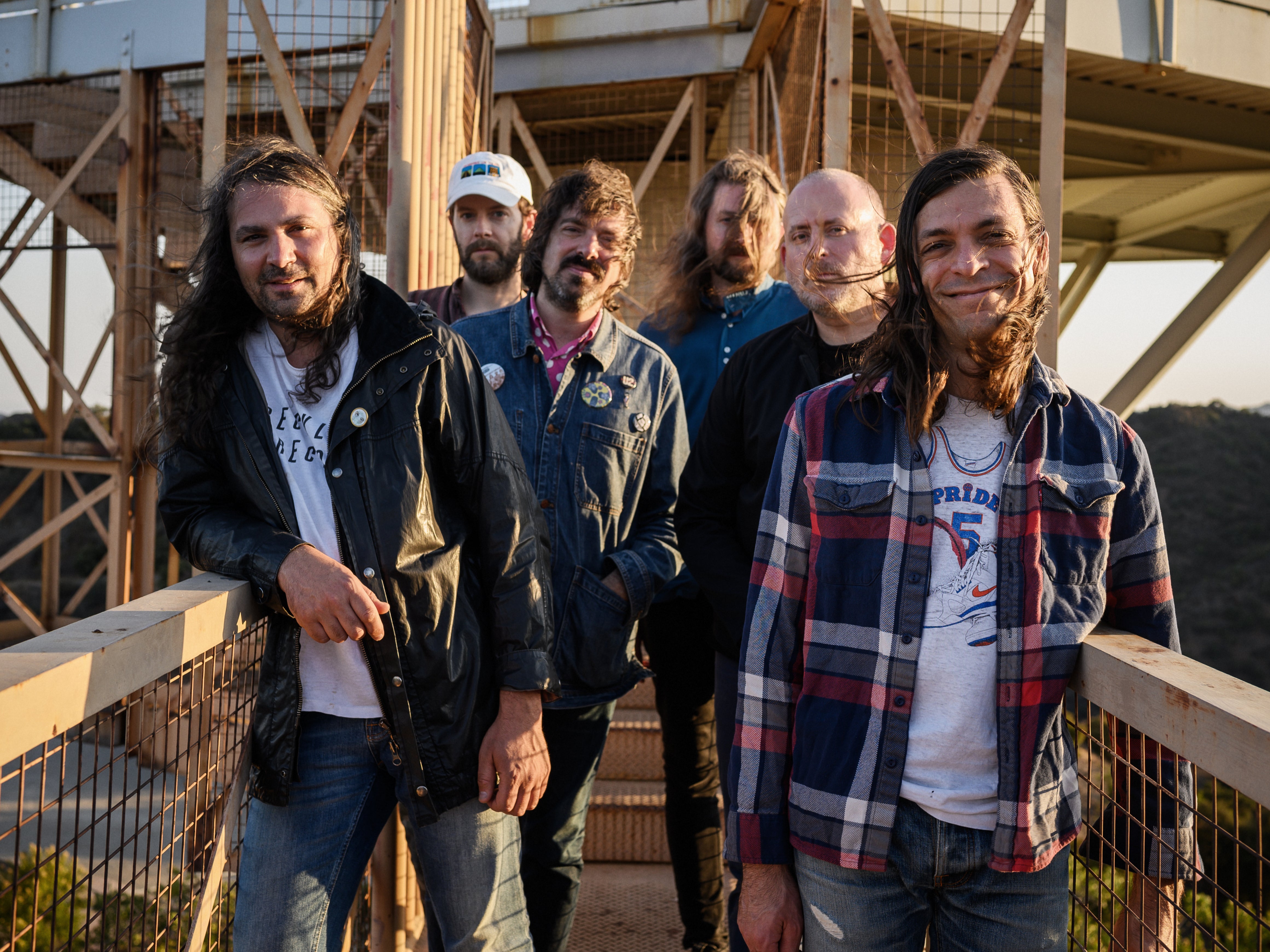 Granduciel (left) with his ‘big, six-piece band’