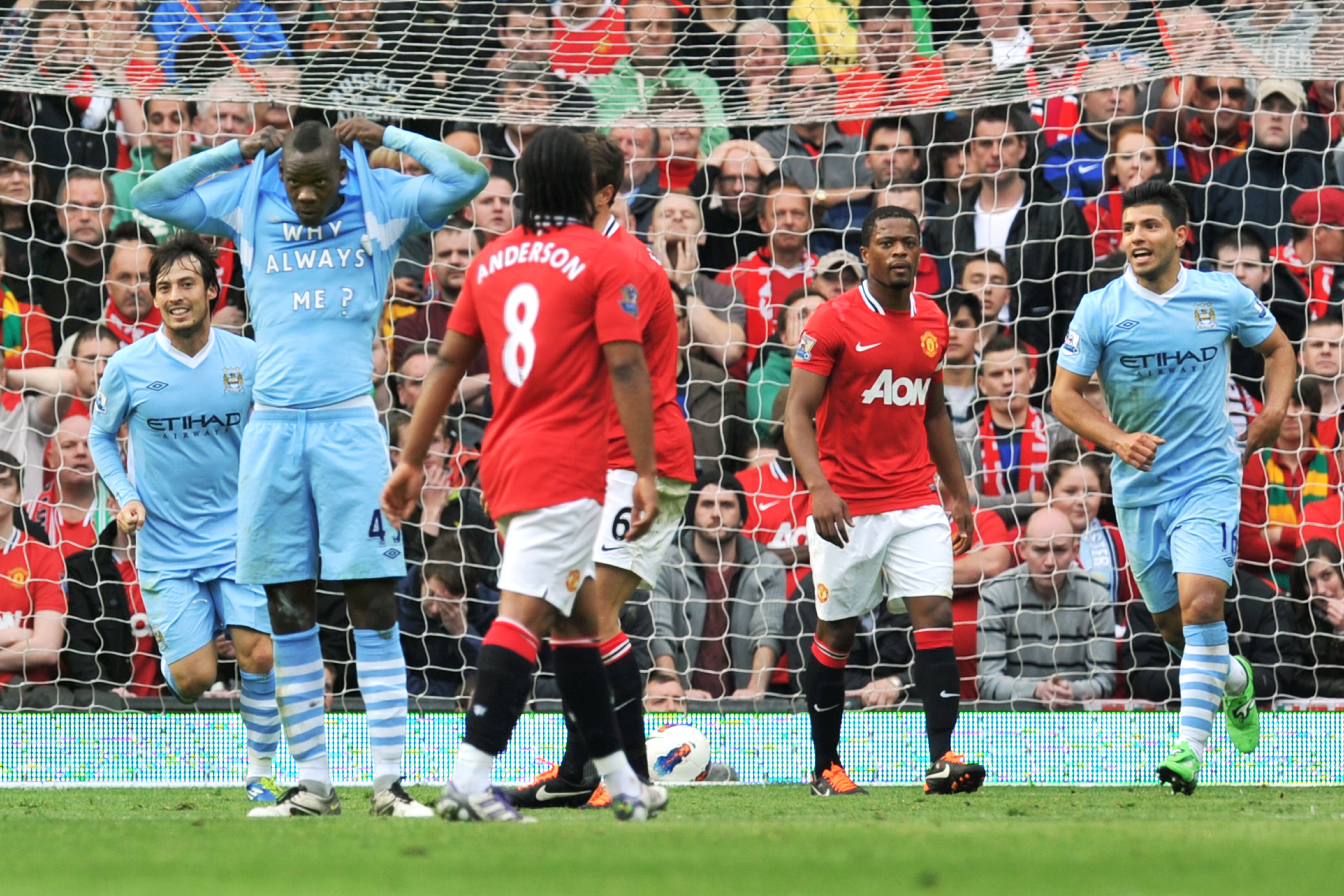 Manchester City thrashed rivals Manchester United 6-1 a decade ago (Martin Rickett/PA)