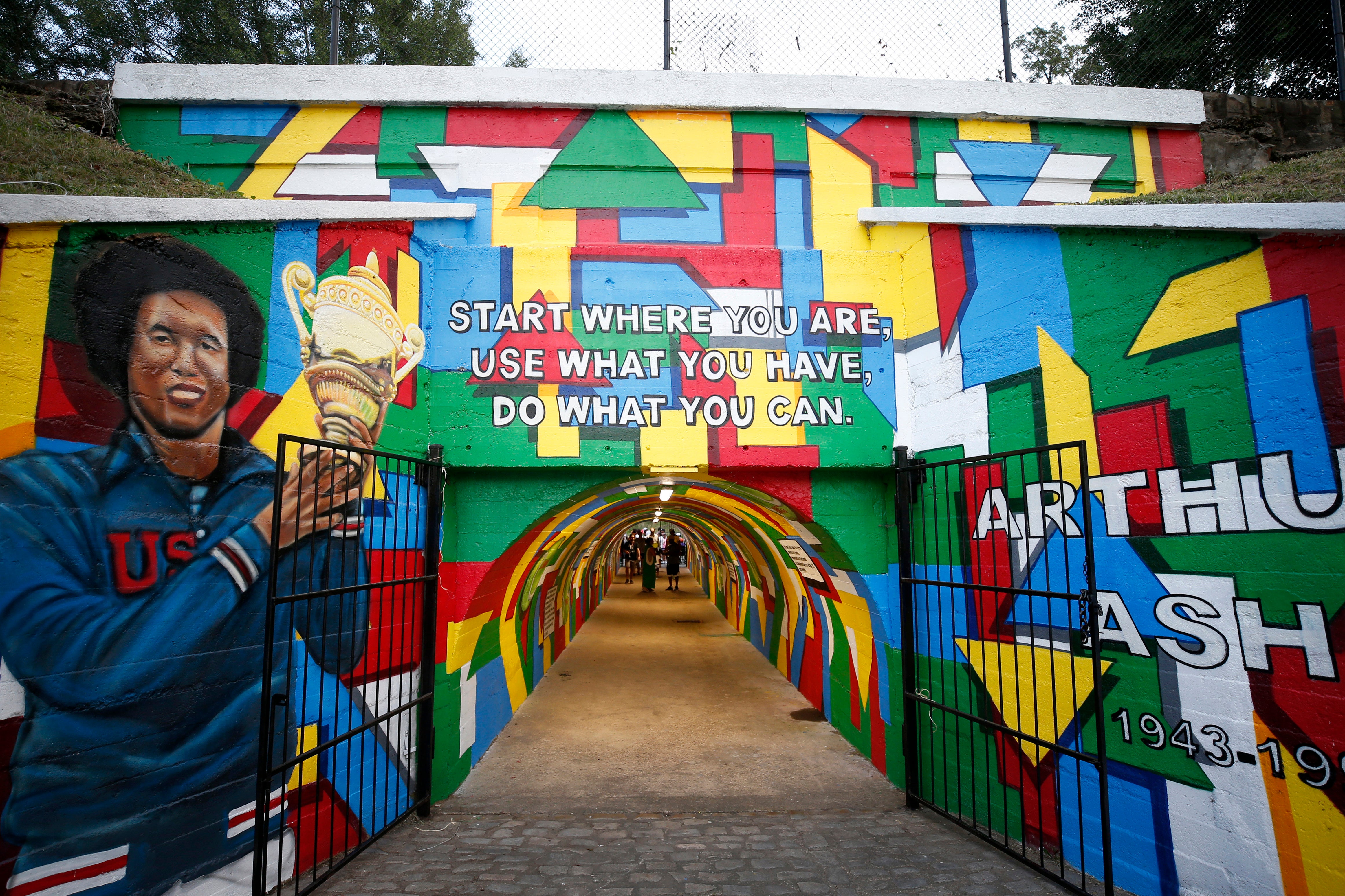 Arthur Ashe Mural Defaced