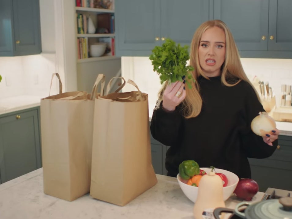 Adele discusses the American word for coriander