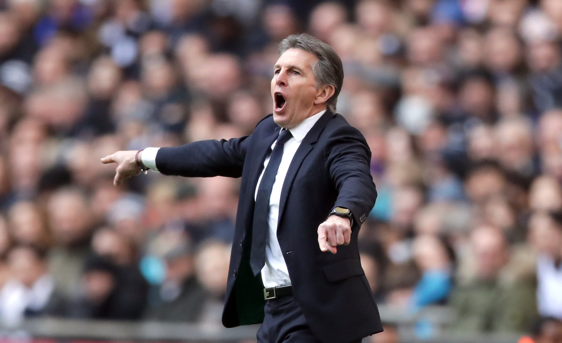 St Etienne fans have demanded the resignation of manager Claude Puel (John Walton/PA)