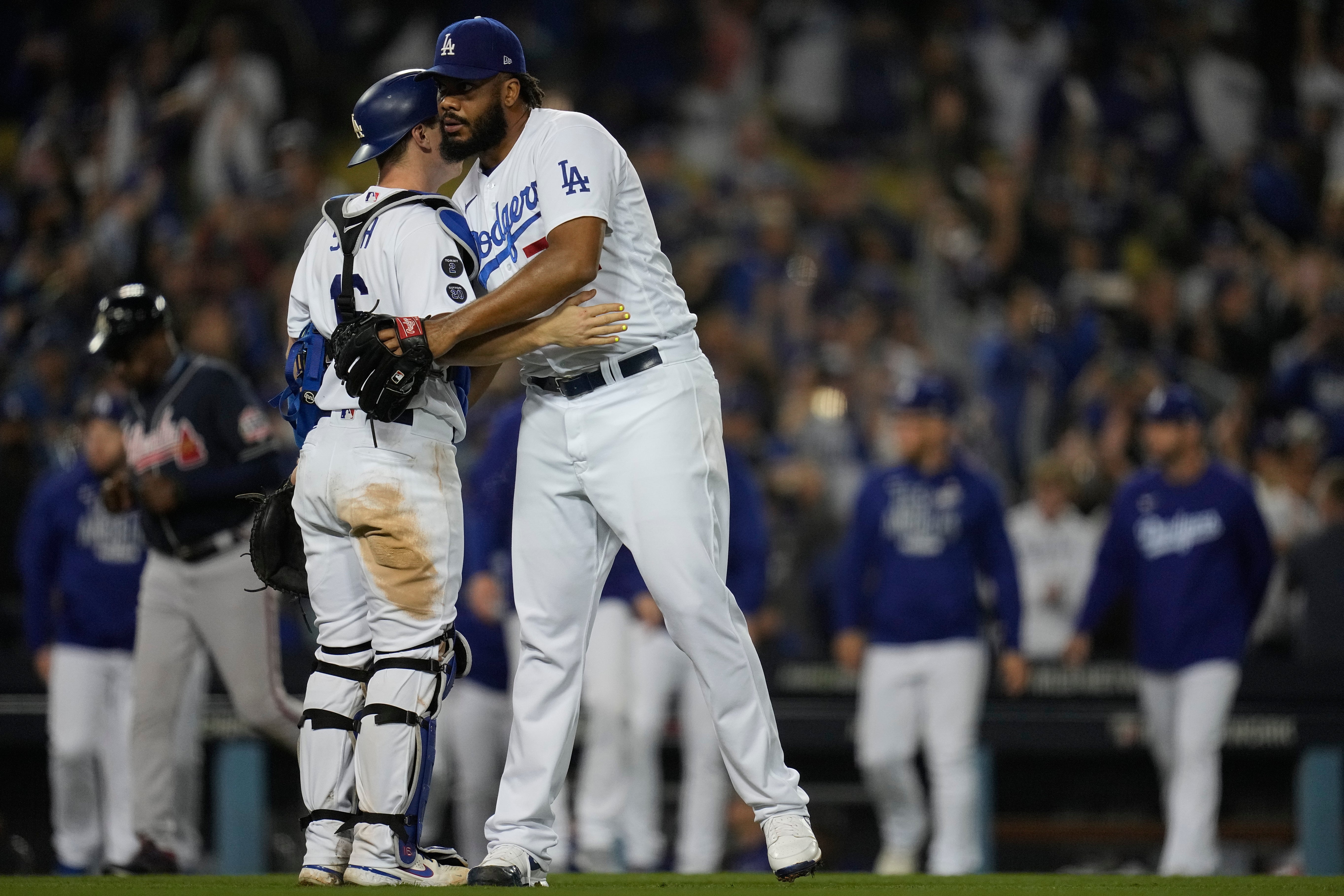 NLCS Braves Dodgers Baseball