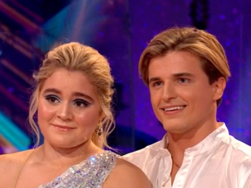 Tilly Ramsay with professional dancer Nikita Kuzmin on ‘Strictly Come Dancing’