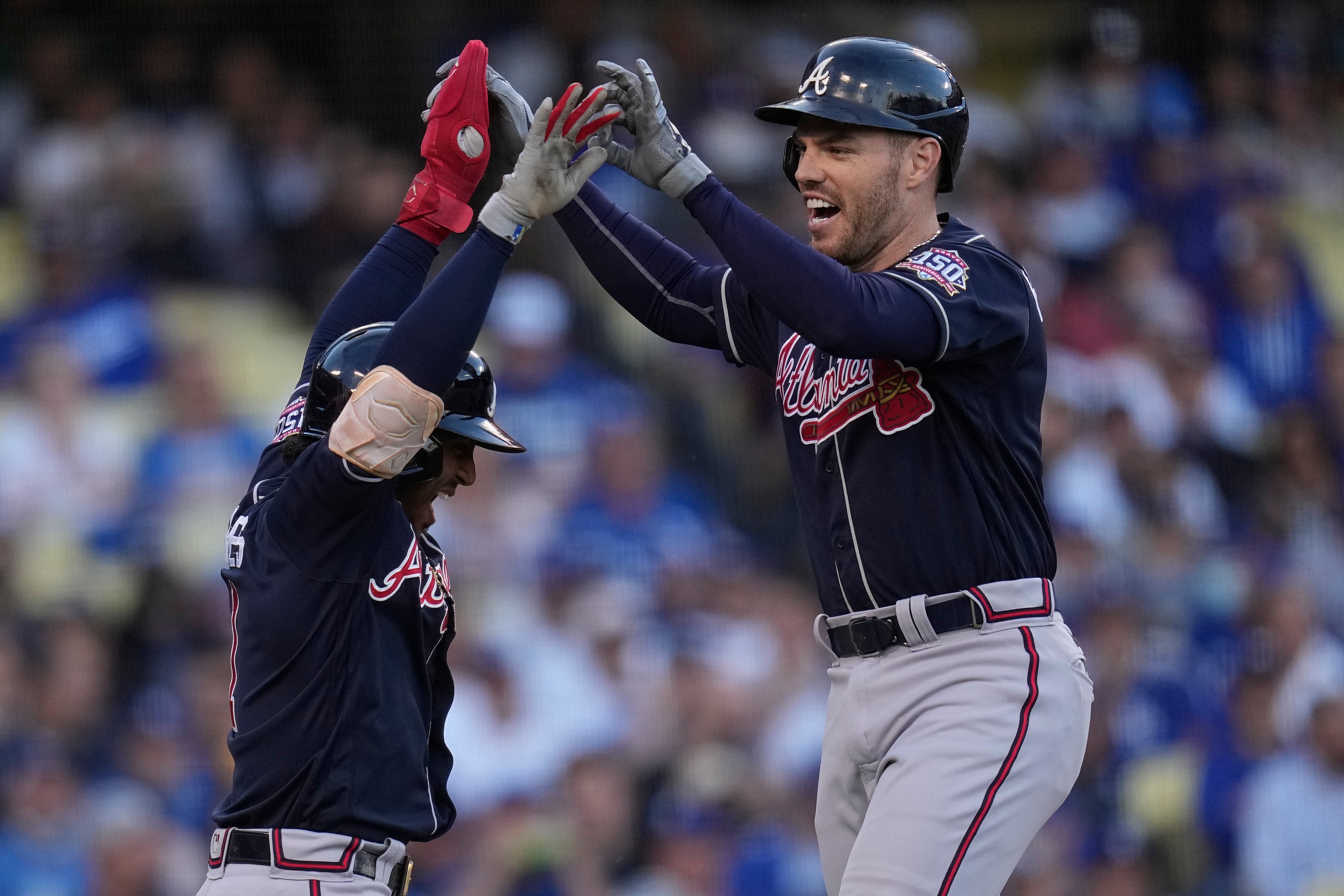 NLCS Braves Dodgers Baseball