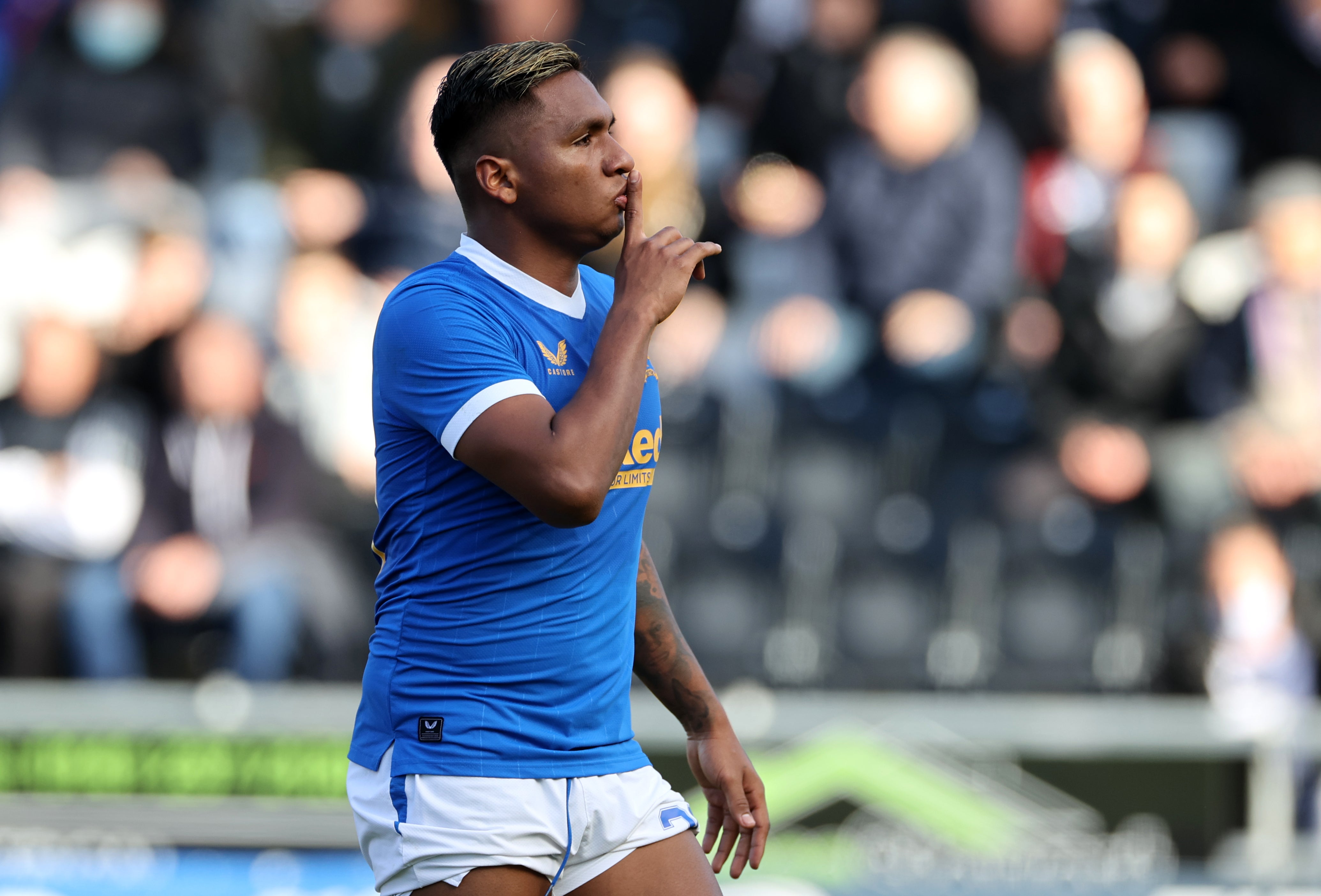 Alfredo Morelos scored Rangers’ winner (Steve Welsh/PA)