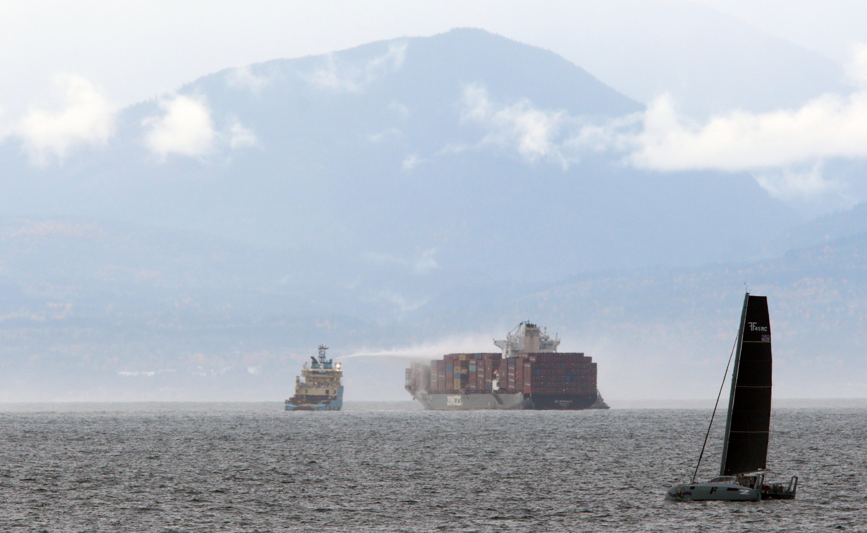 Canada-Ship Container Fire