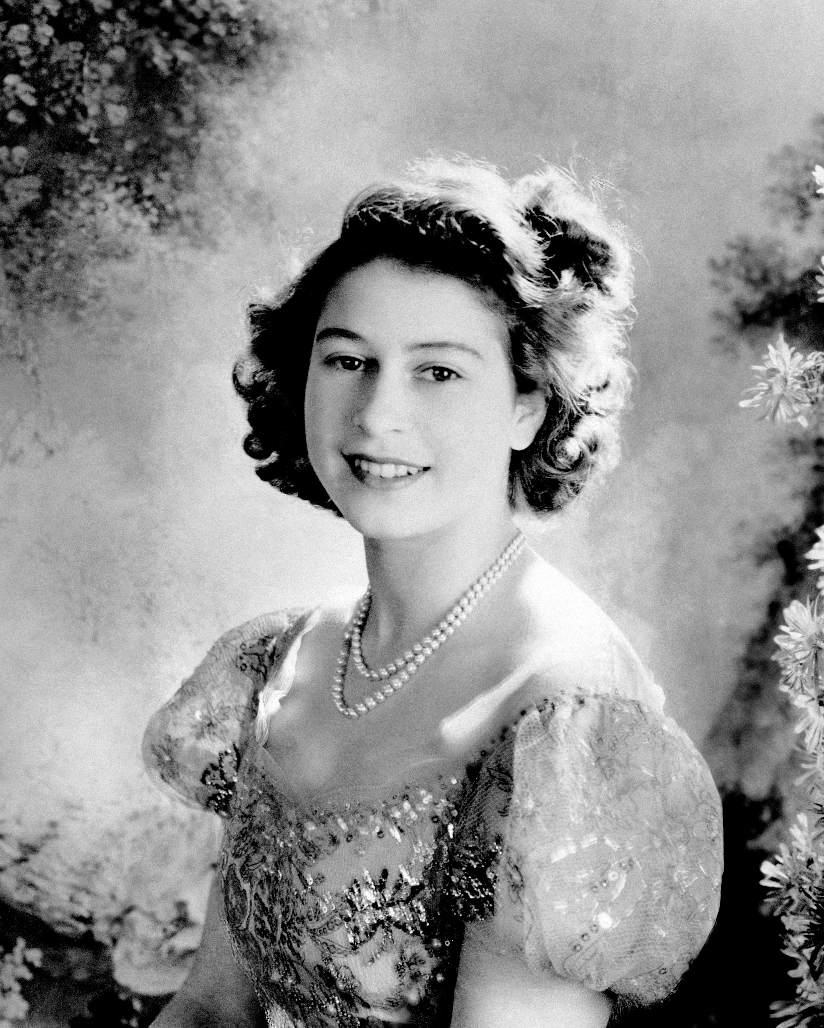 A Cecil Beaton portrait of Princess Elizabeth at Buckingham Palace aged 19 in 1946