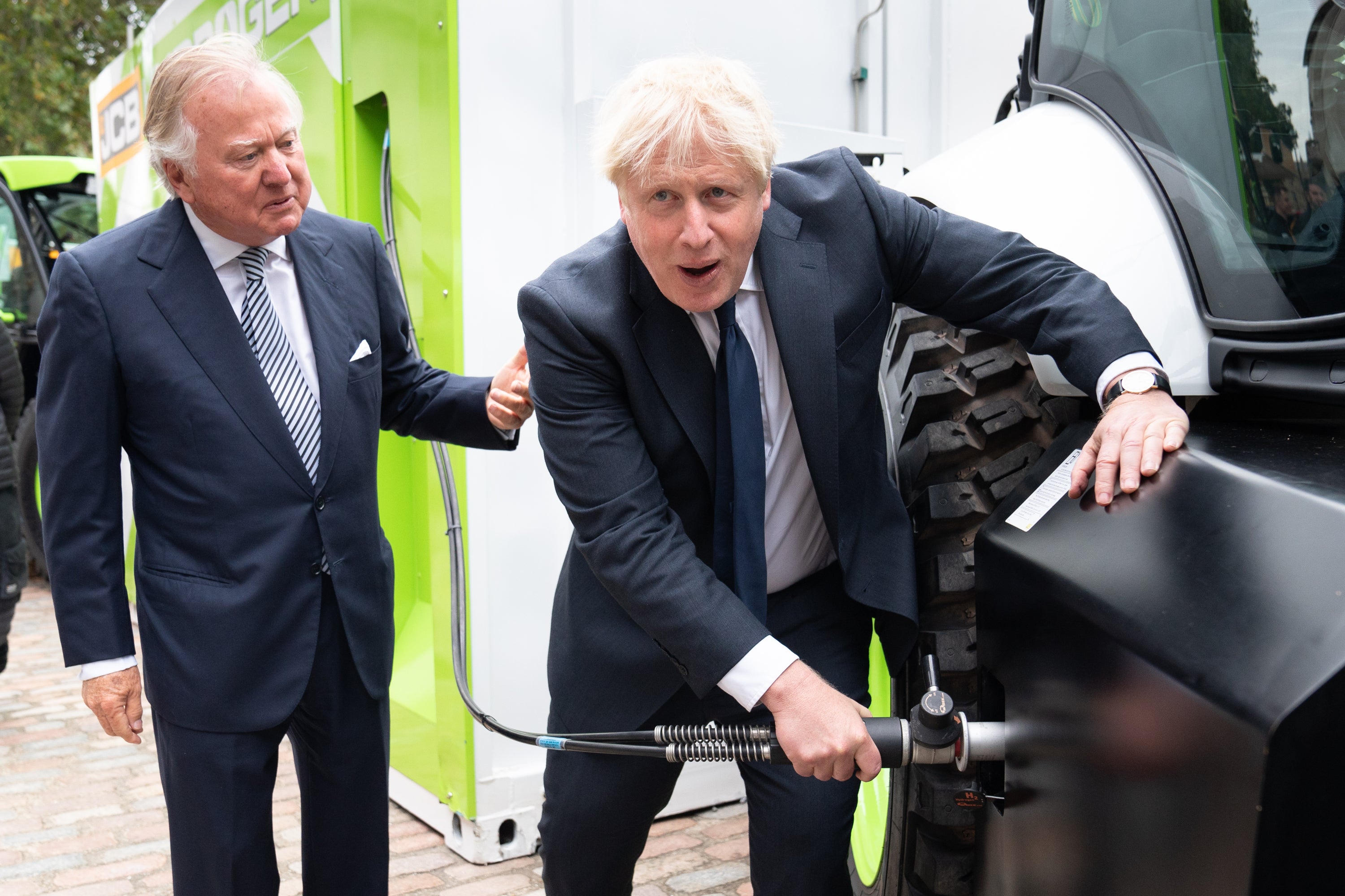 Boris Johnson was speaking to a press conference with children in Downing Street