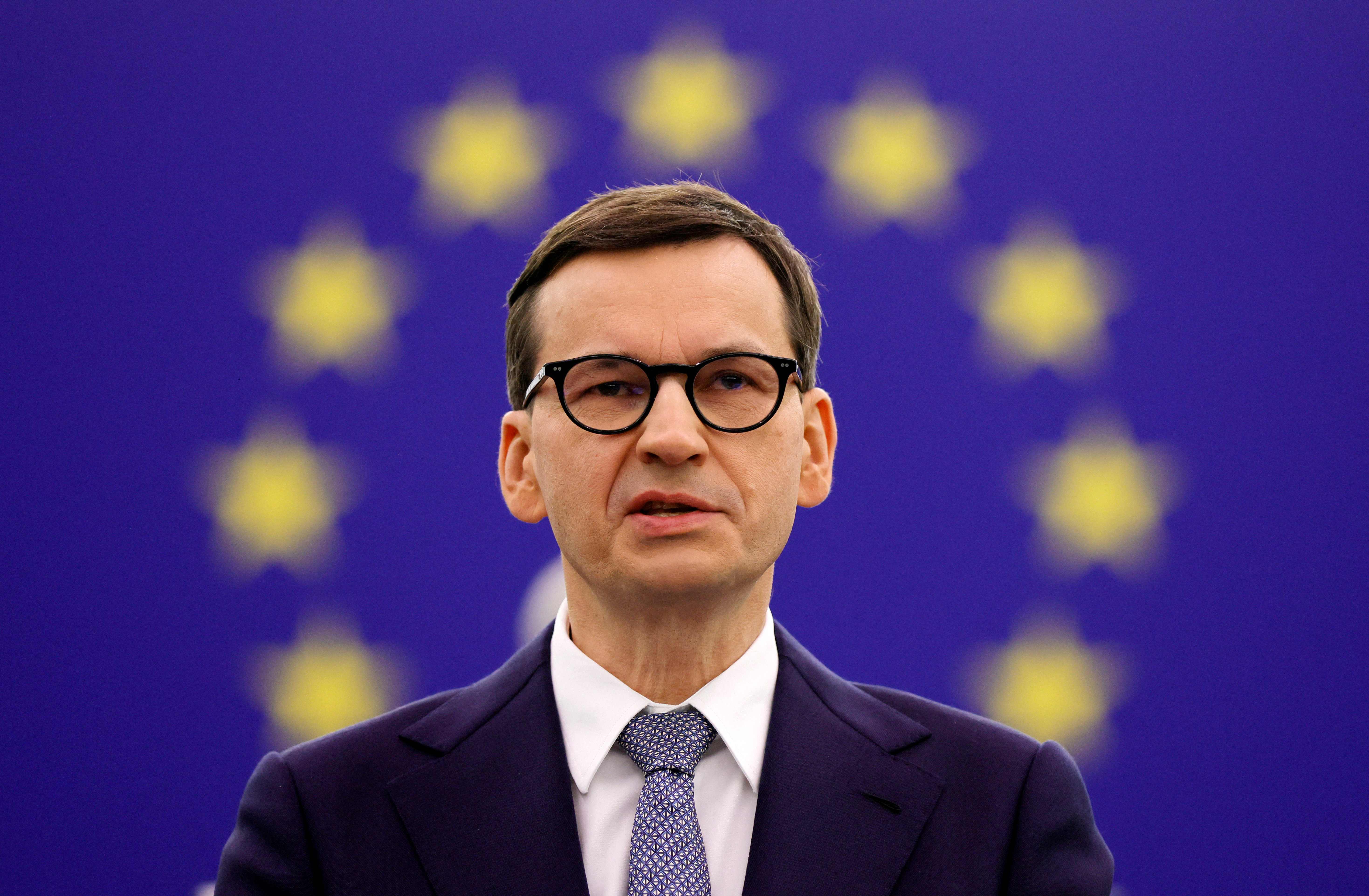 Polish prime minister Mateusz Morawiecki