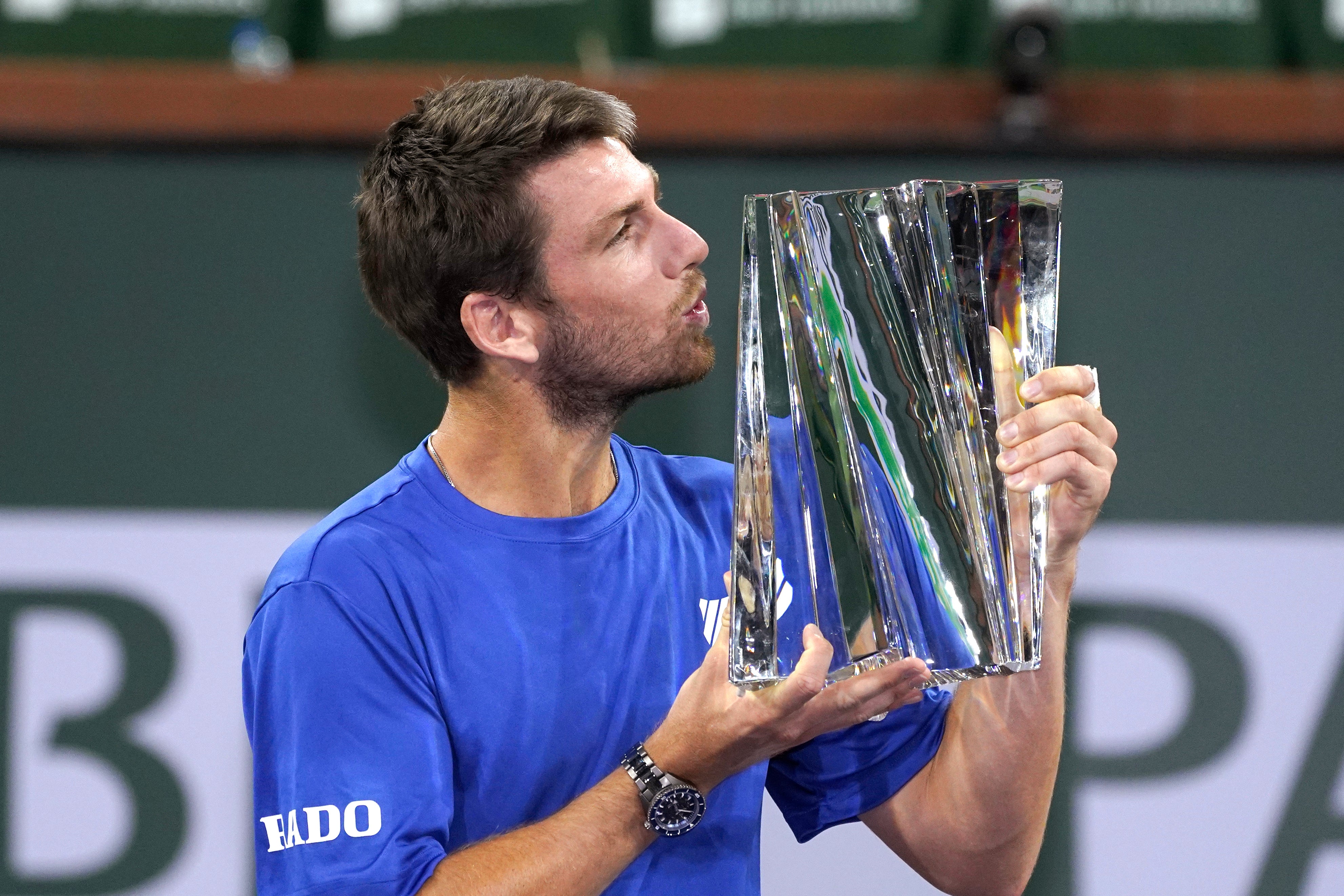 Indian Wells winner Cameron Norrie will lead Great Britain’s bid to win the Davis Cup next month (Mark J Terrill/AP)