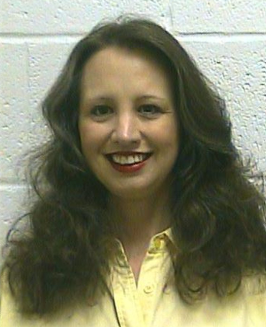 At Brenda Andrew’s (pictured in mugshot) trial, her lacy underwear was paraded in front of jurors