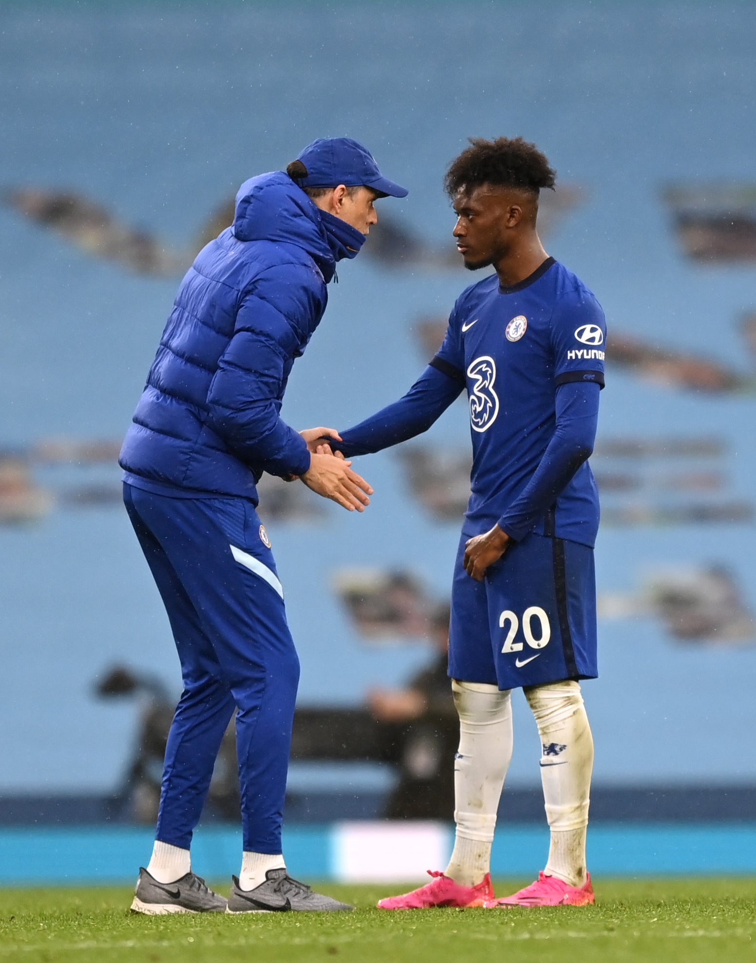 Chelsea manager Thomas Tuchel wants more from Callum Hudson-Odoi (right) (Shaun Botterill/PA)