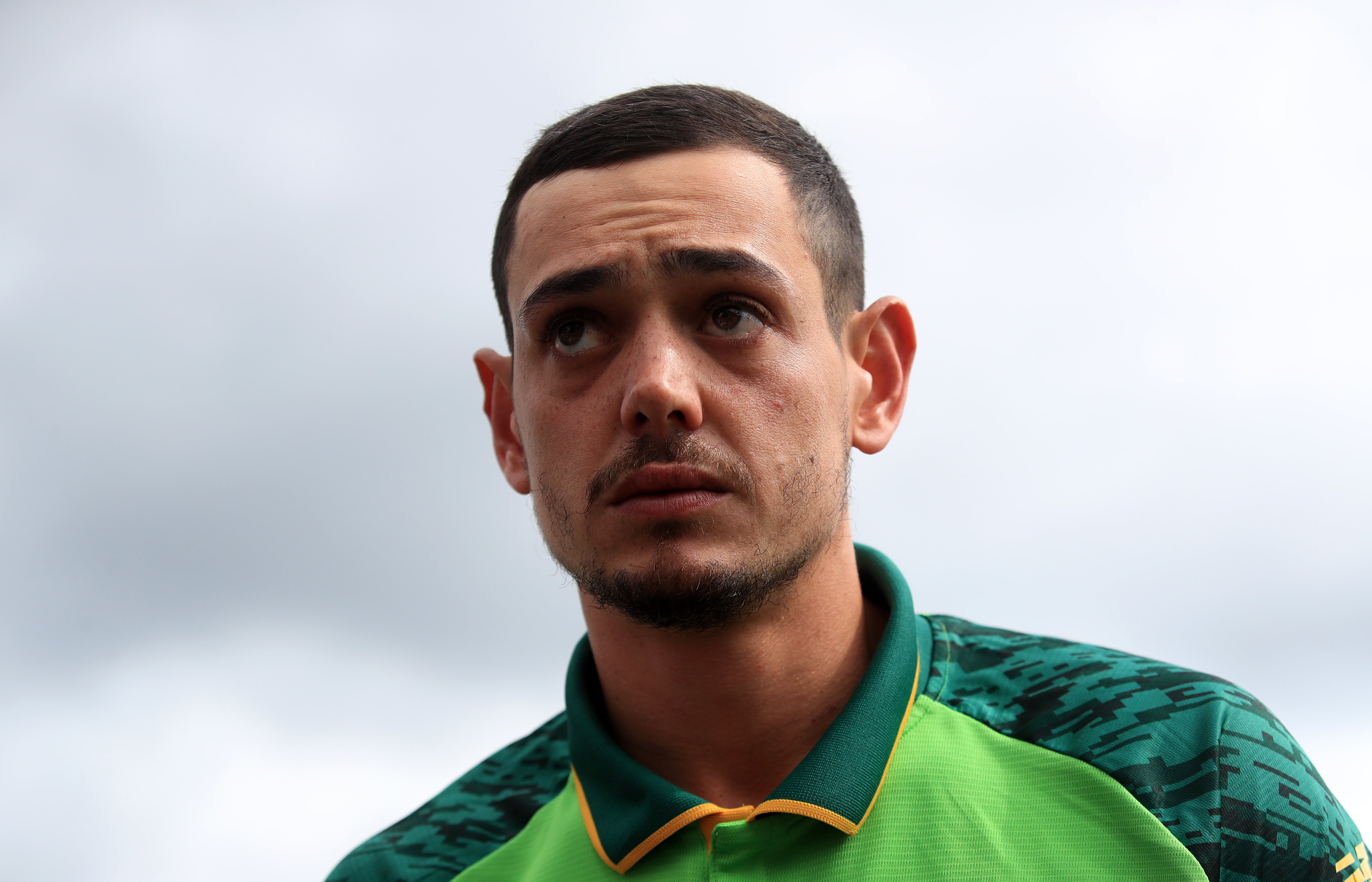 Quinton De Kock was a late withdrawal from South Africa’s side to play the West Indies