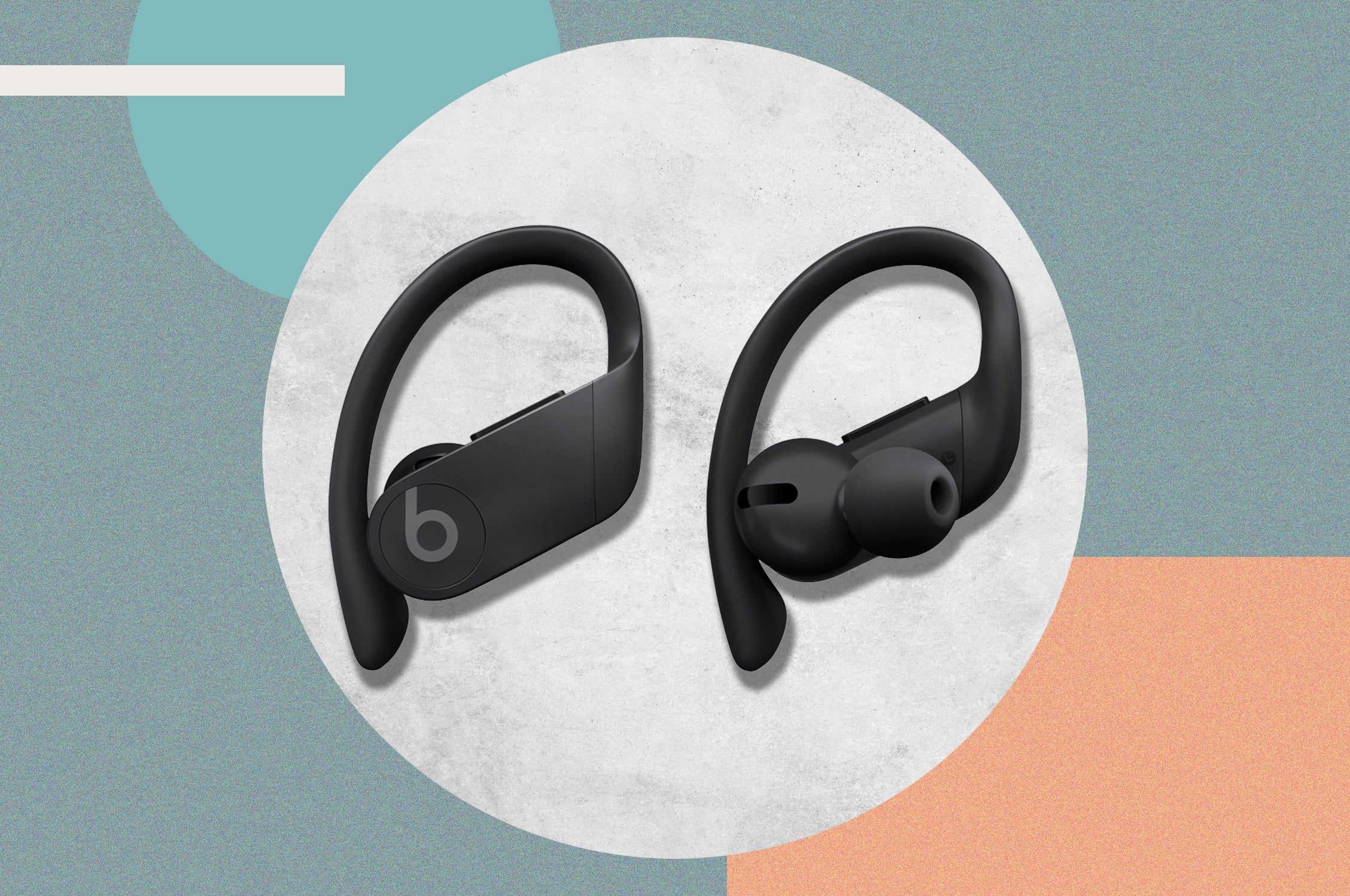 In black, the earphones look positively understated for a Beats device