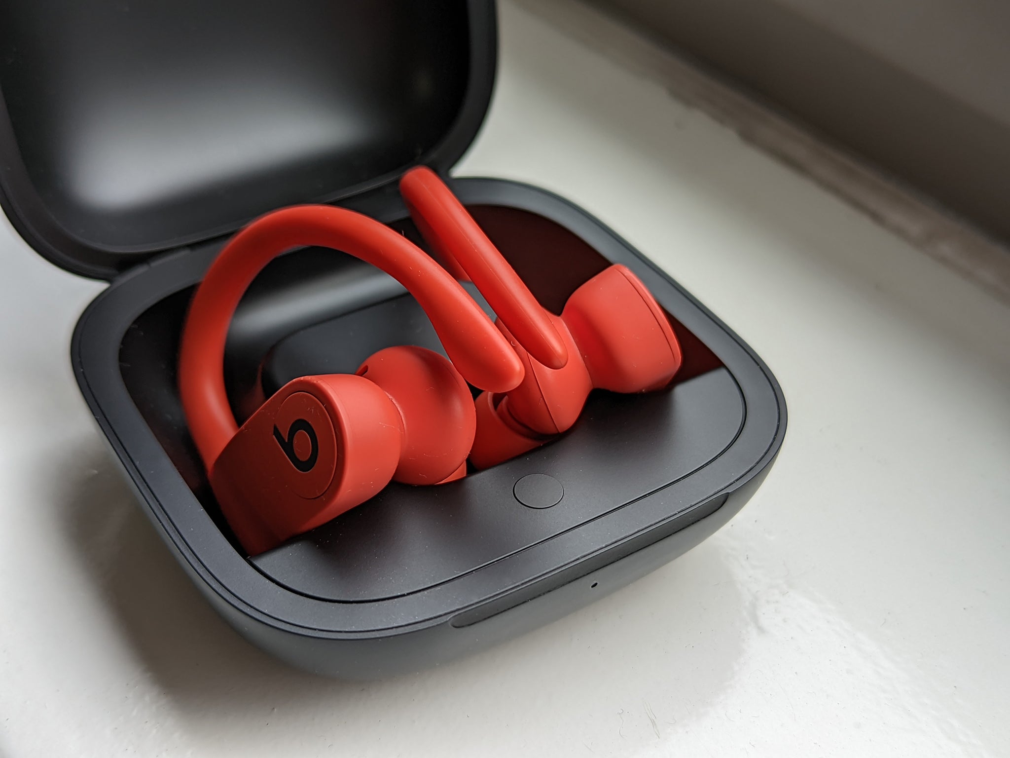 The bulky case isn’t pocket friendly, but the battery life means your earbuds don’t spend much time in there