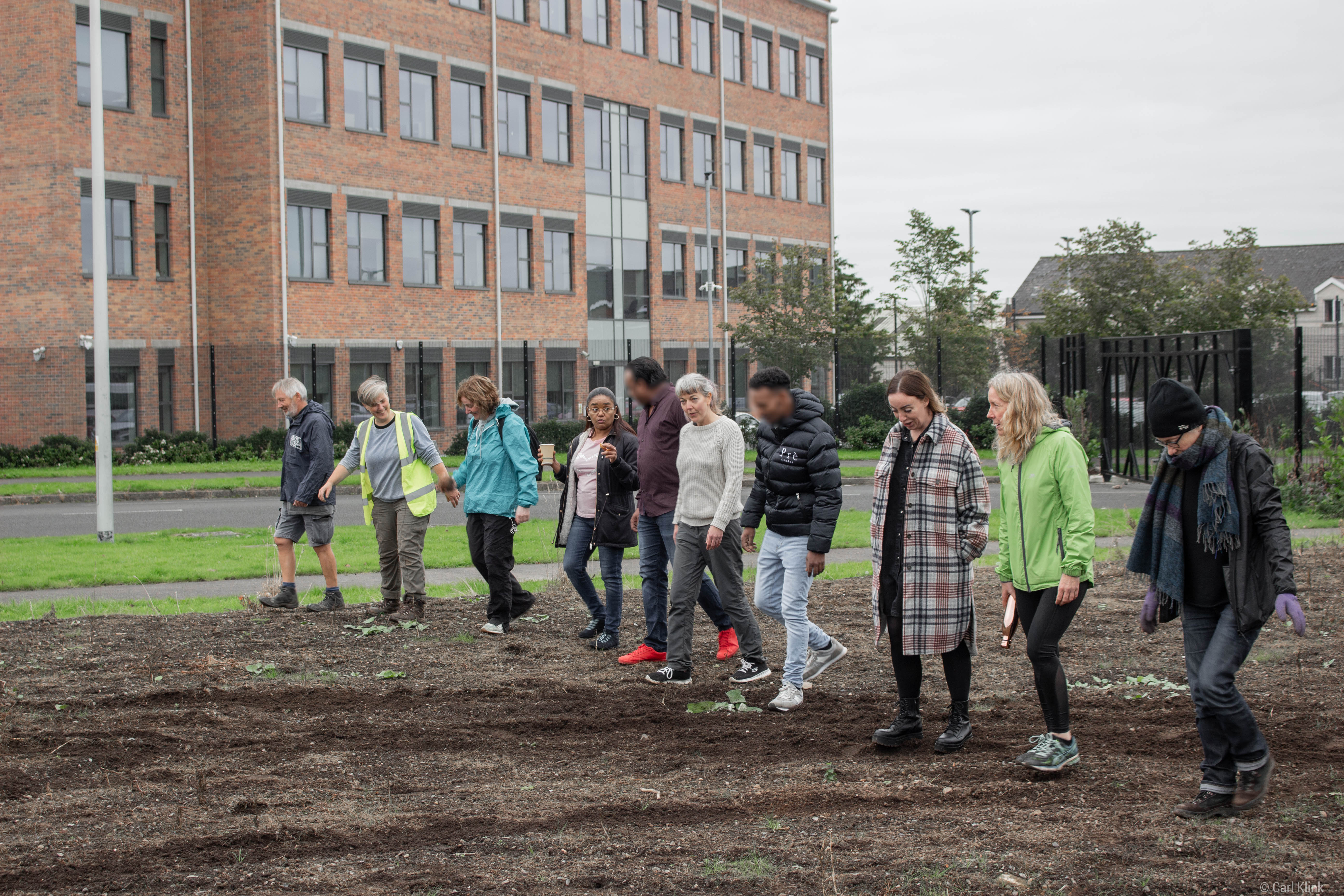 The community garden in west Belfast