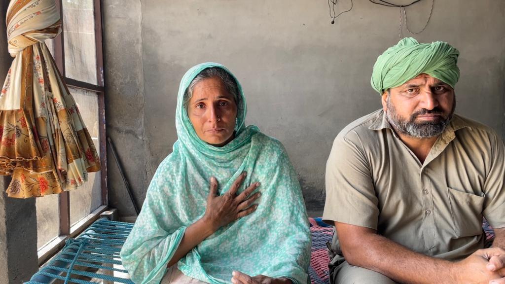 Baljinder Kaur, 45, is grappling with the loss of her only son, Happy, who died in the Indian farmers’ protests at the age of 23