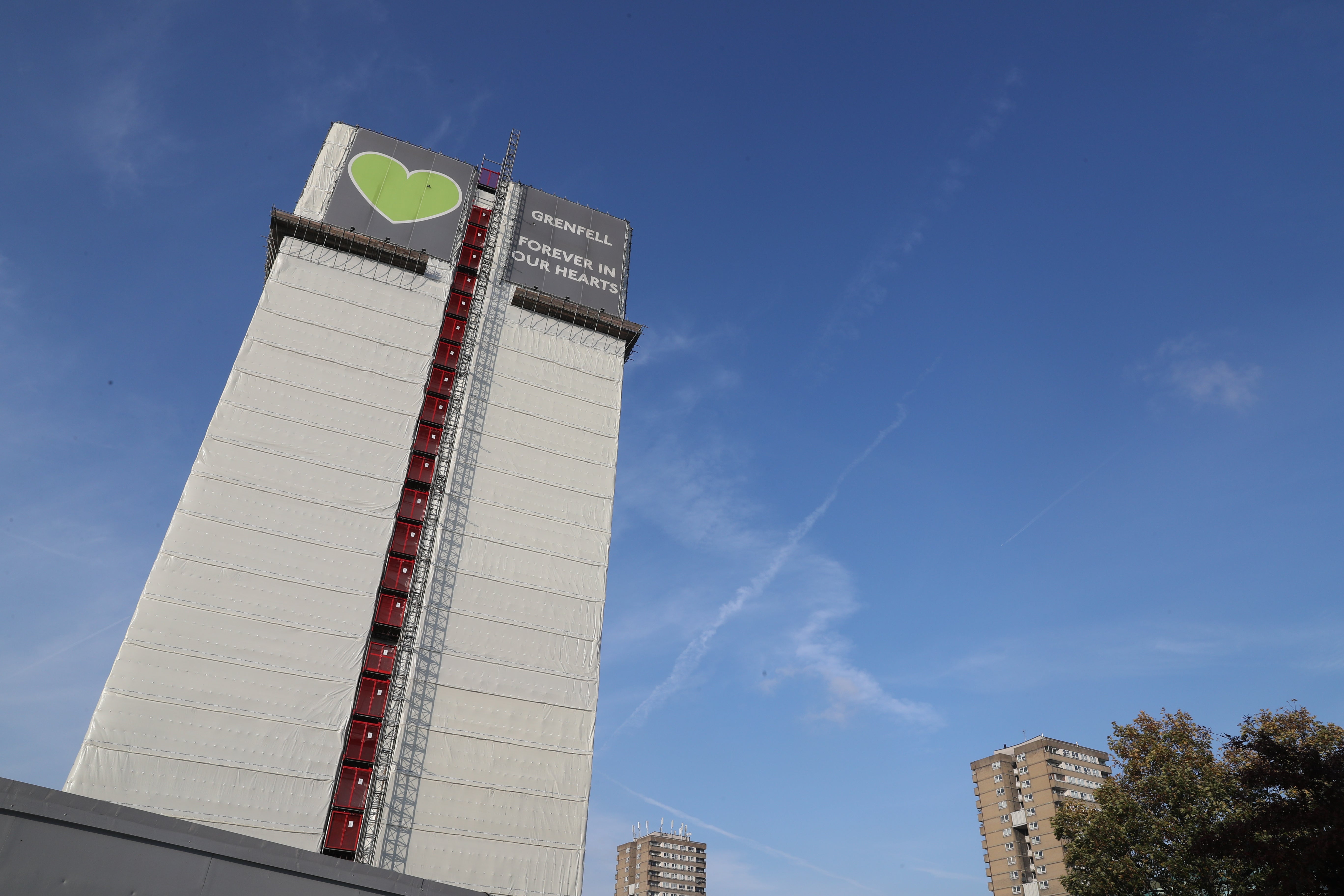 Cladding similar to that which caught fire on the Grenfell Tower needs to be replaced across the country (Steve Parsons/PA)