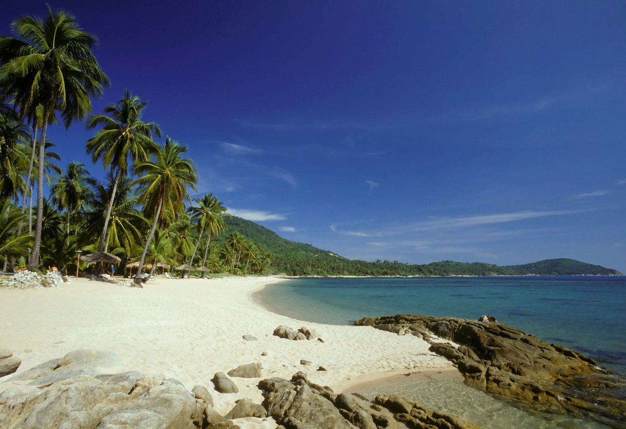 The pristine white sands of Thailand’s Chaweng Beach in Koh Samui is well worth a visit