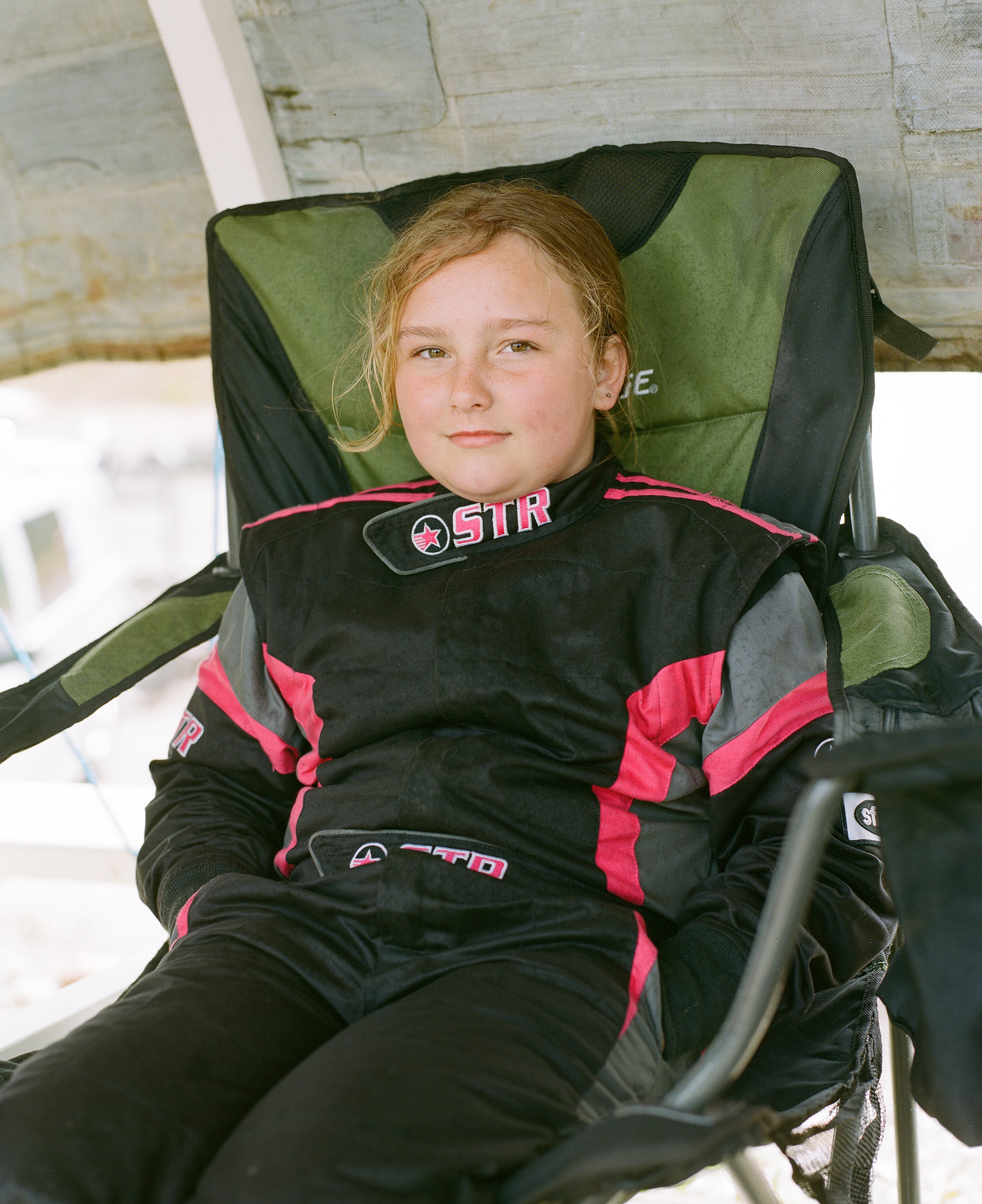 Eight-year-old Amy and her dad Lee live nearby and race together