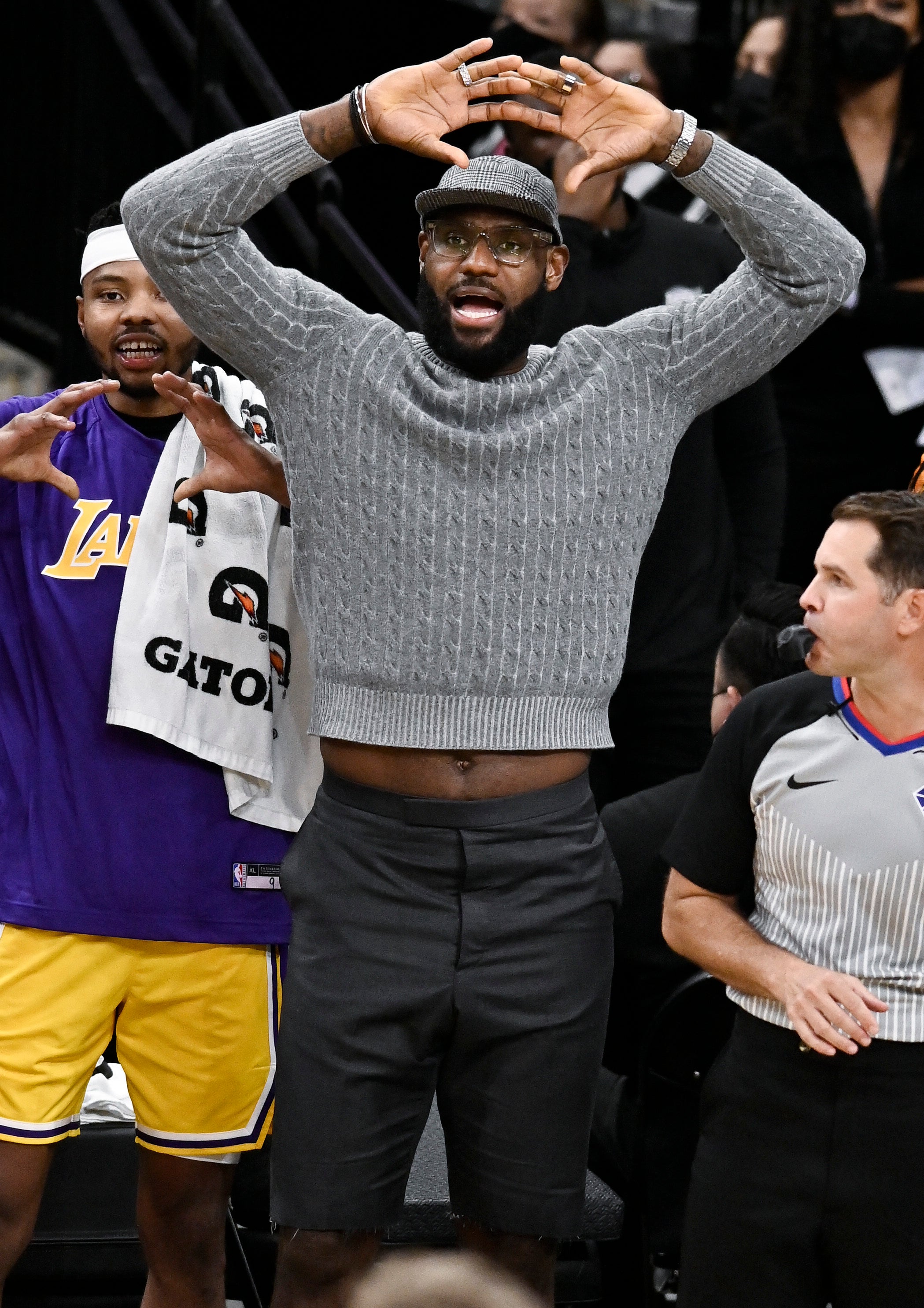 LeBron James was criticised (Darren Abate/AP)