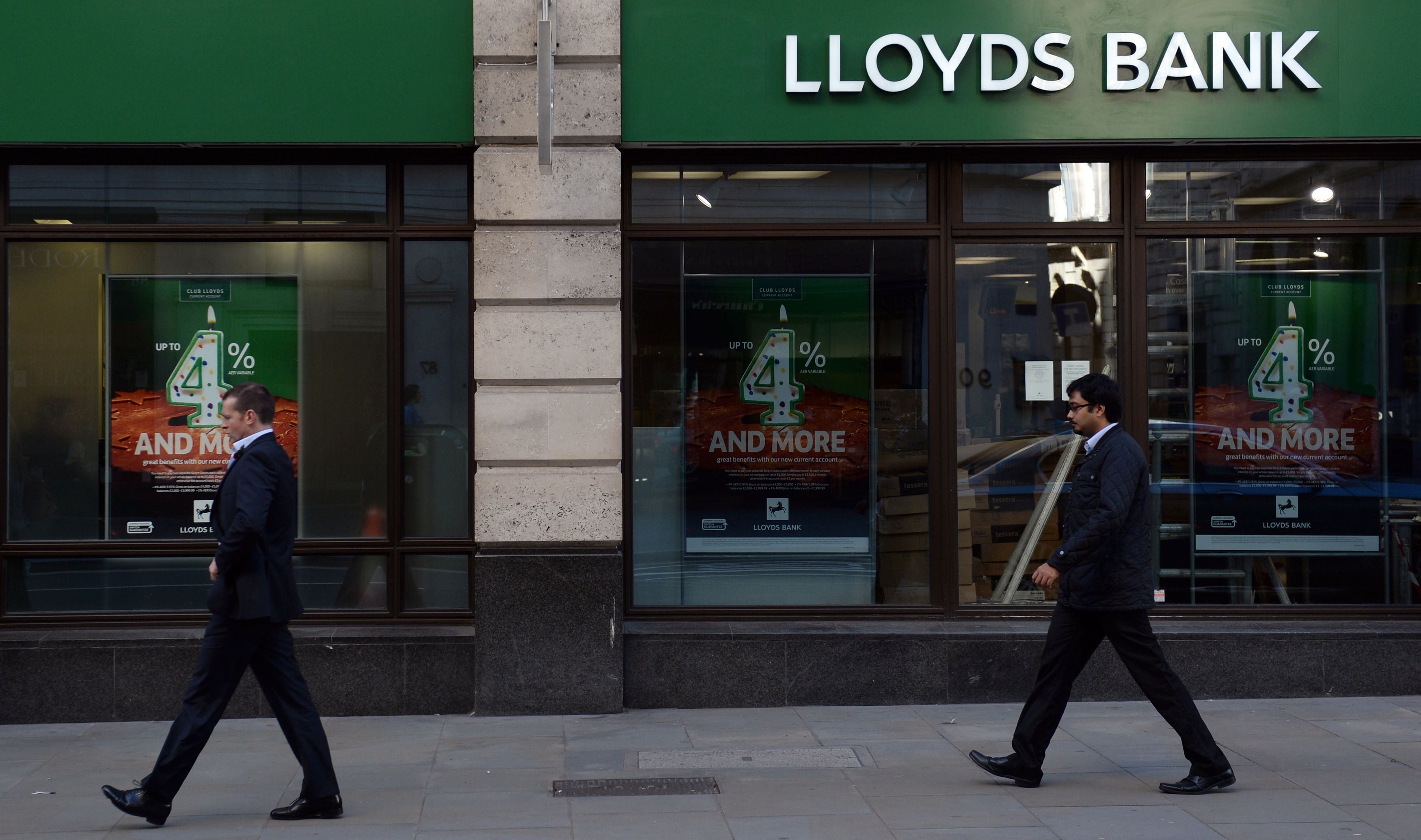 Lloyds saw profits beat expectations in the three months to the end of September (Stefan Rousseau/PA)