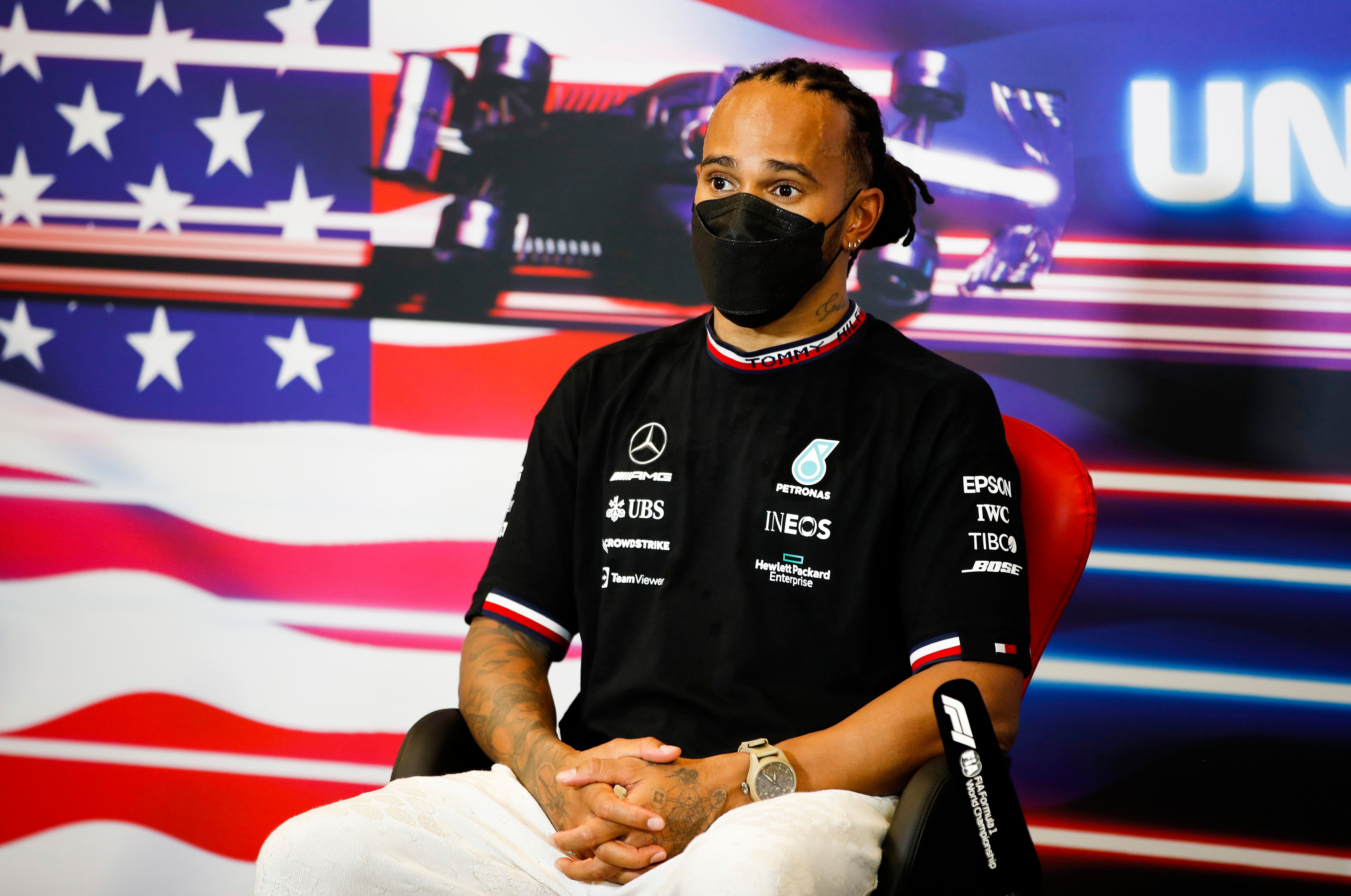 Hamilton came second to Verstappen at the US Grand Prix