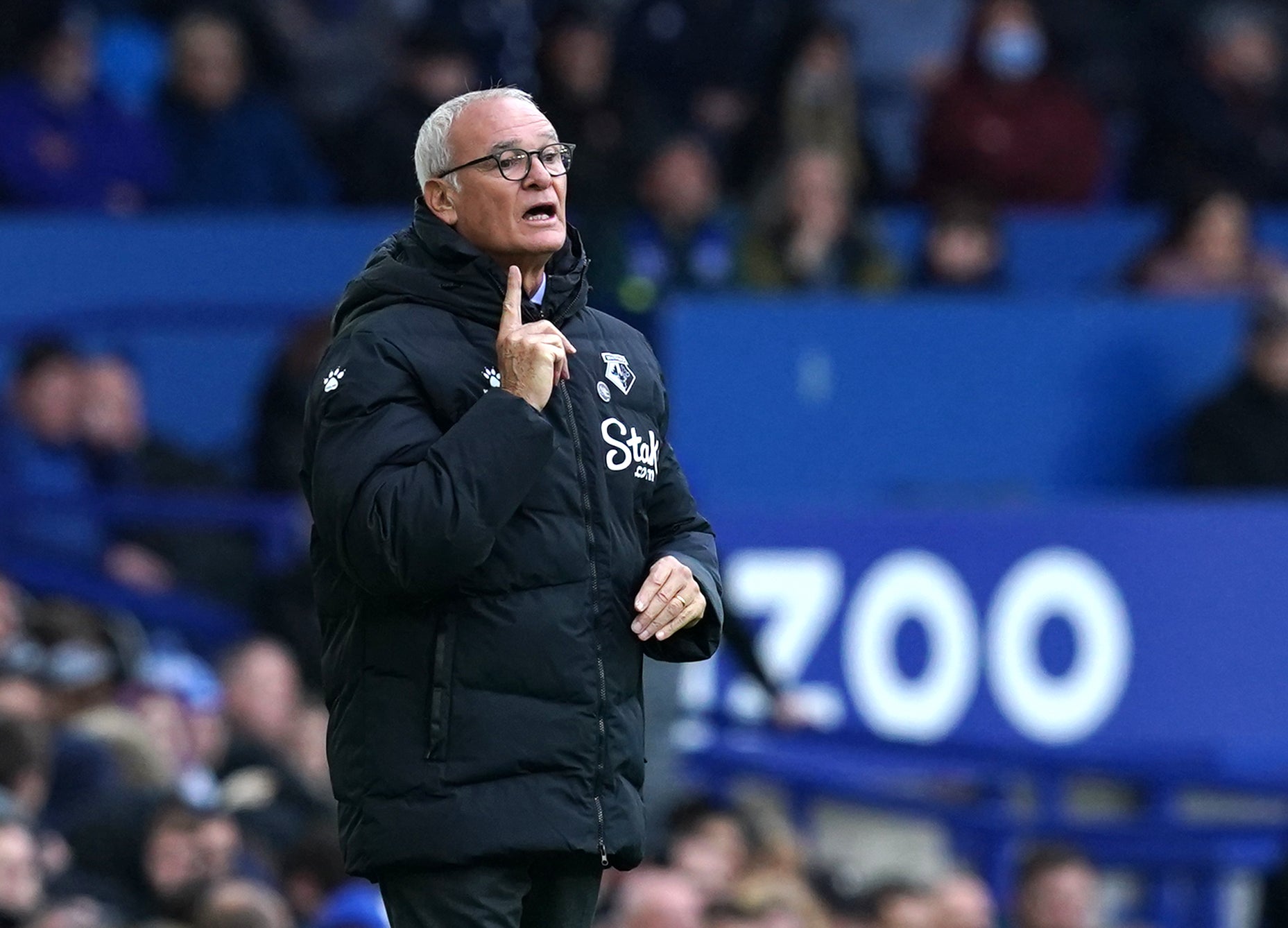 Claudio Ranieri secured his first win as Watford boss against Everton (Martin Rickett/PA)