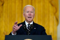 ‘We risk losing our edge’: Biden warns of consequences if ‘historic framework’ does not become law