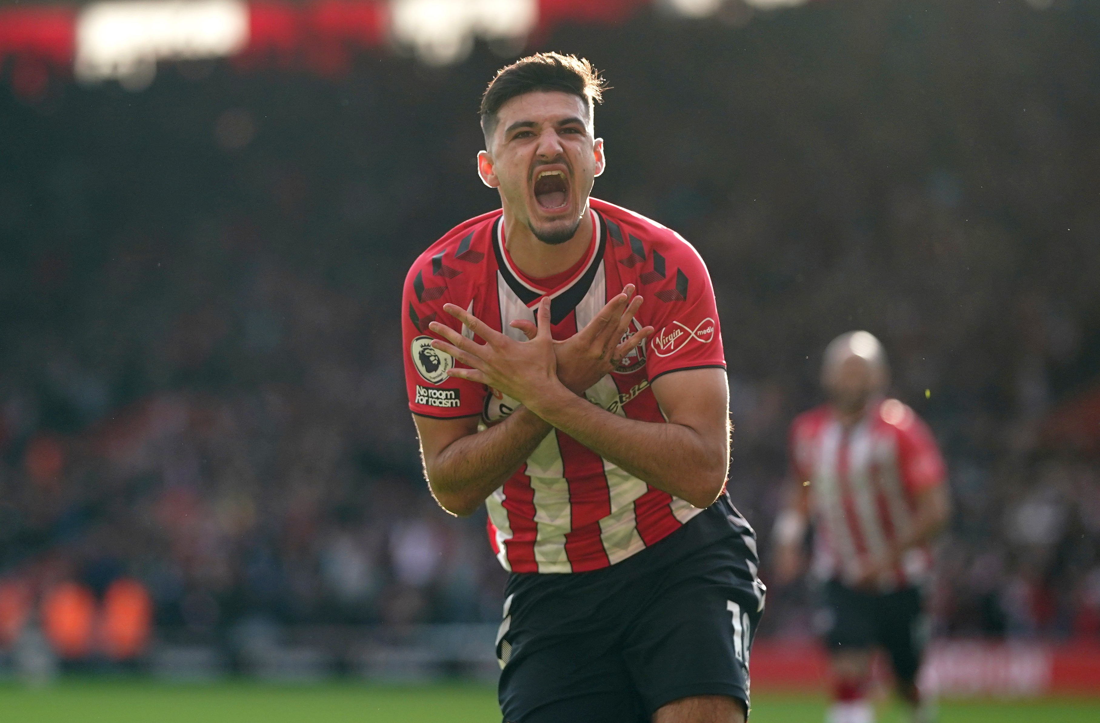 Southampton’s Armando Broja will miss the trip to Vicarage Road (Adam Davy/PA)