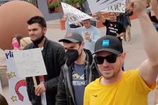 Hundreds march to say size doesn't matter in LA penis protest