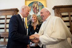 Biden reveals Pope told him to keep receiving communion despite abortion row