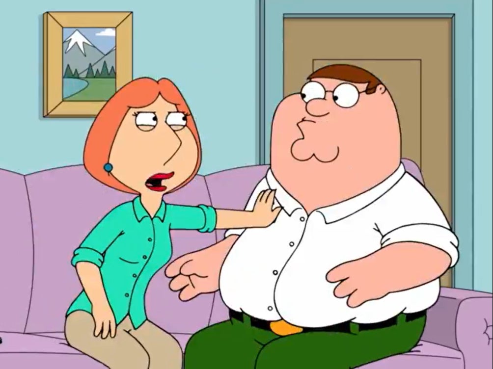 Peter and Lois Griffin on ‘Family Guy'