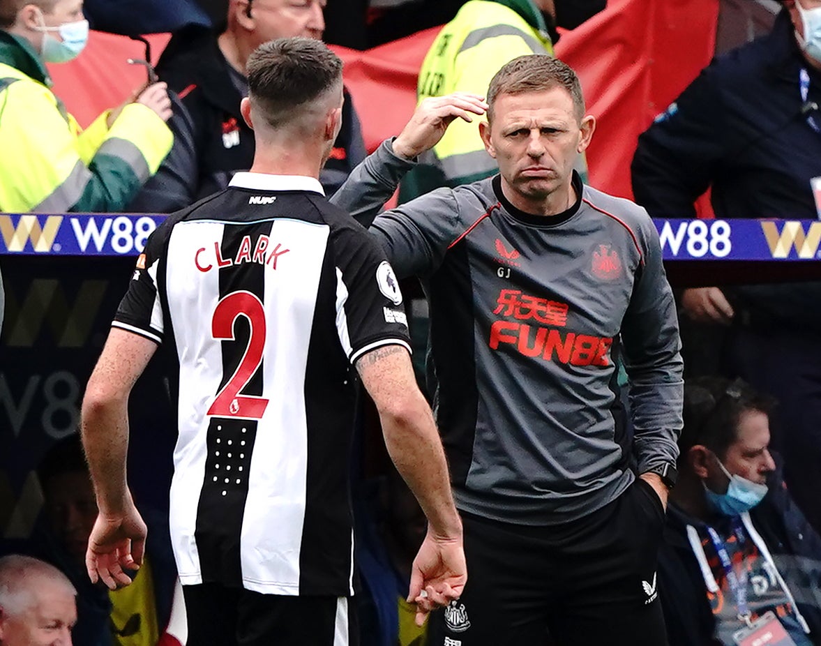 Graeme Jones will take charge of his second game as Newcastle’s interim boss (Jonathan Brady/PA)