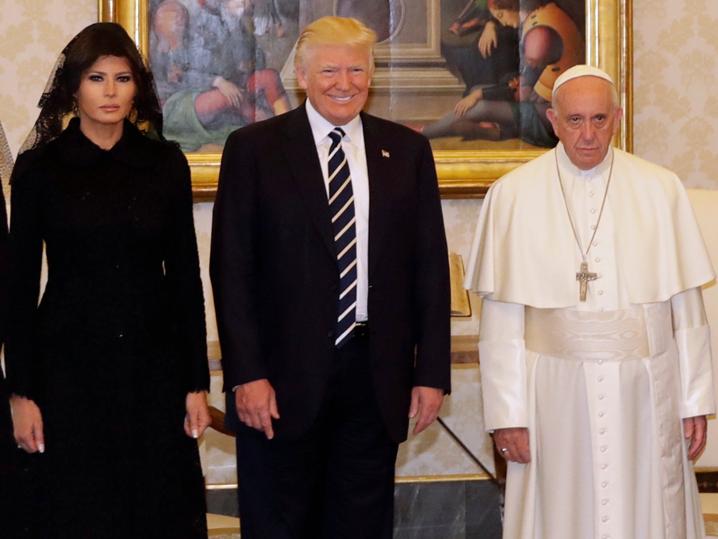 Pope Francis stands with President Donald Trump on Ukraine