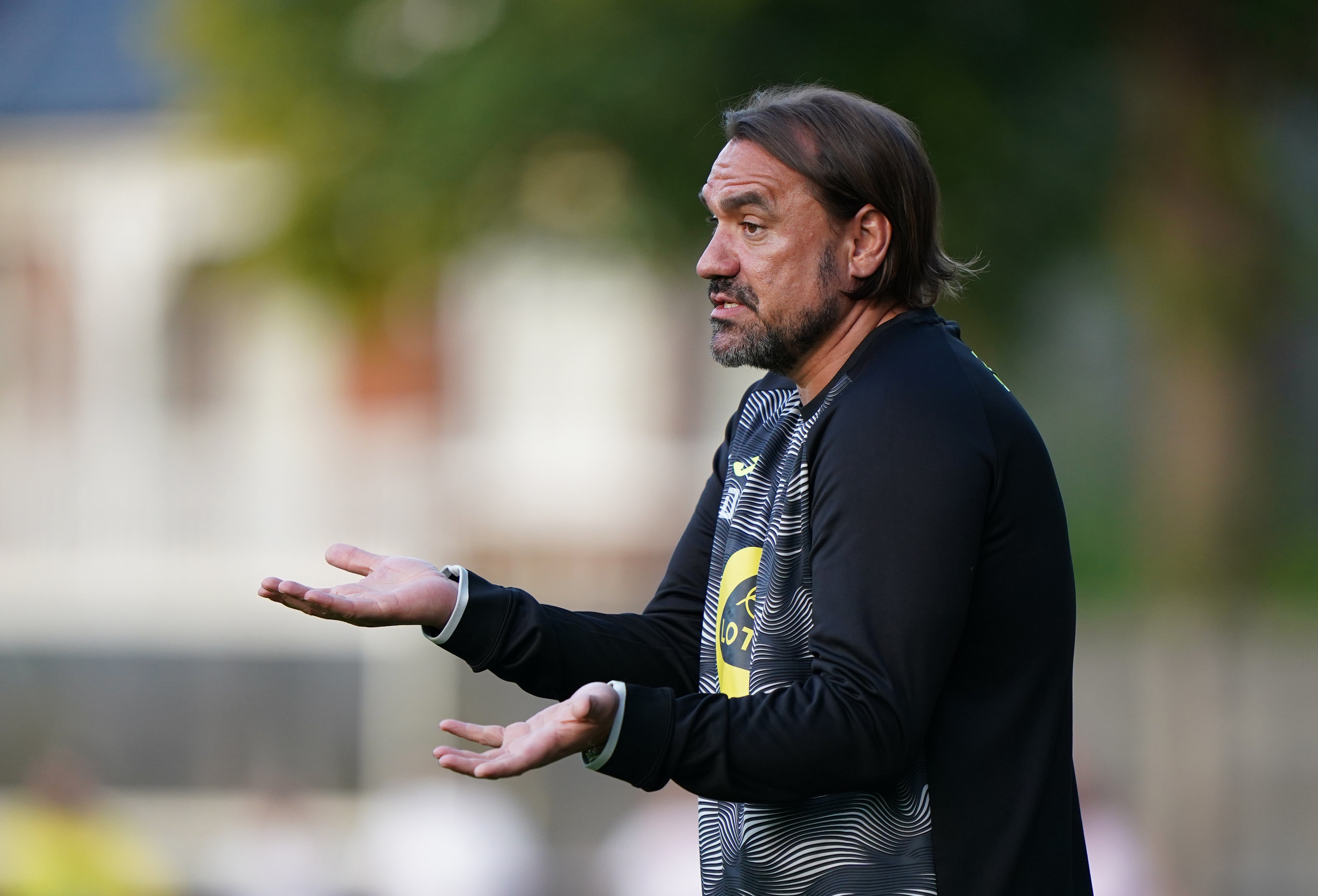 Daniel Farke has called on Norwich to bounce back from their Stamford Bridge nightmare (Joe Giddens/PA)