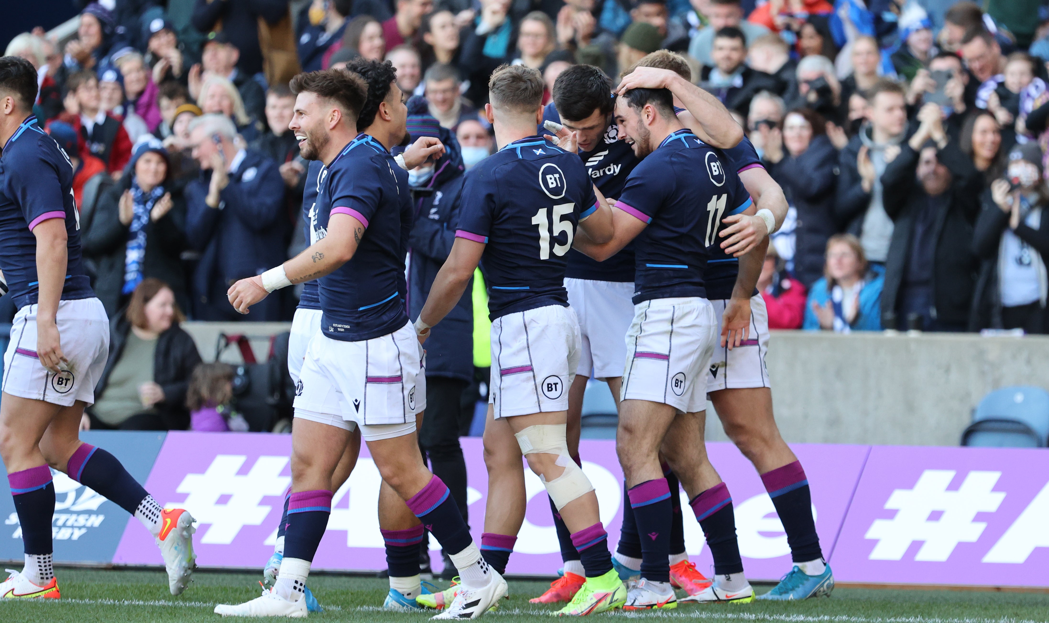 Scotland ran riot at Murrayfield (Steve Welsh/PA)