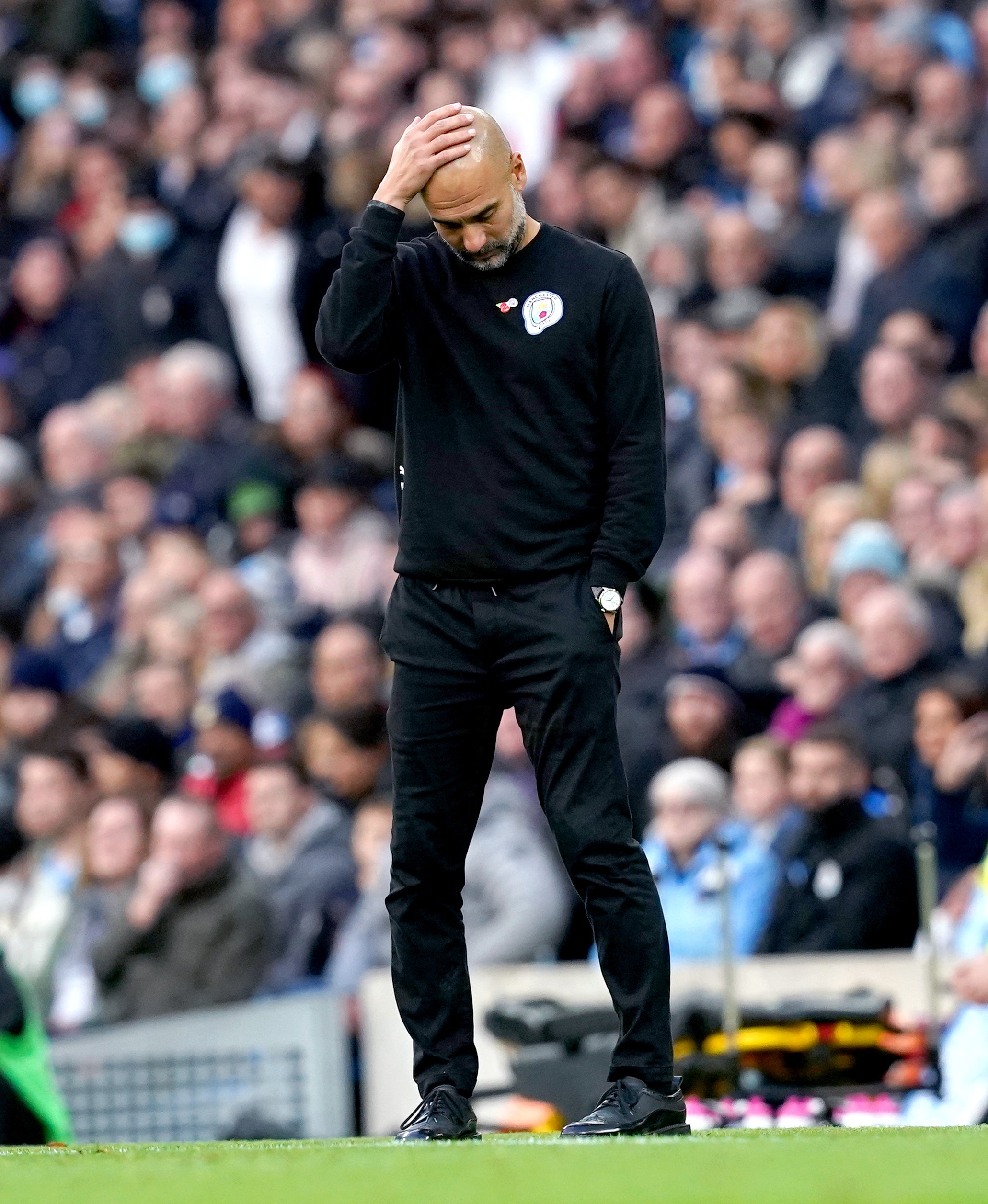 Manchester City manager Pep Guardiola (Martin Rickett/PA)