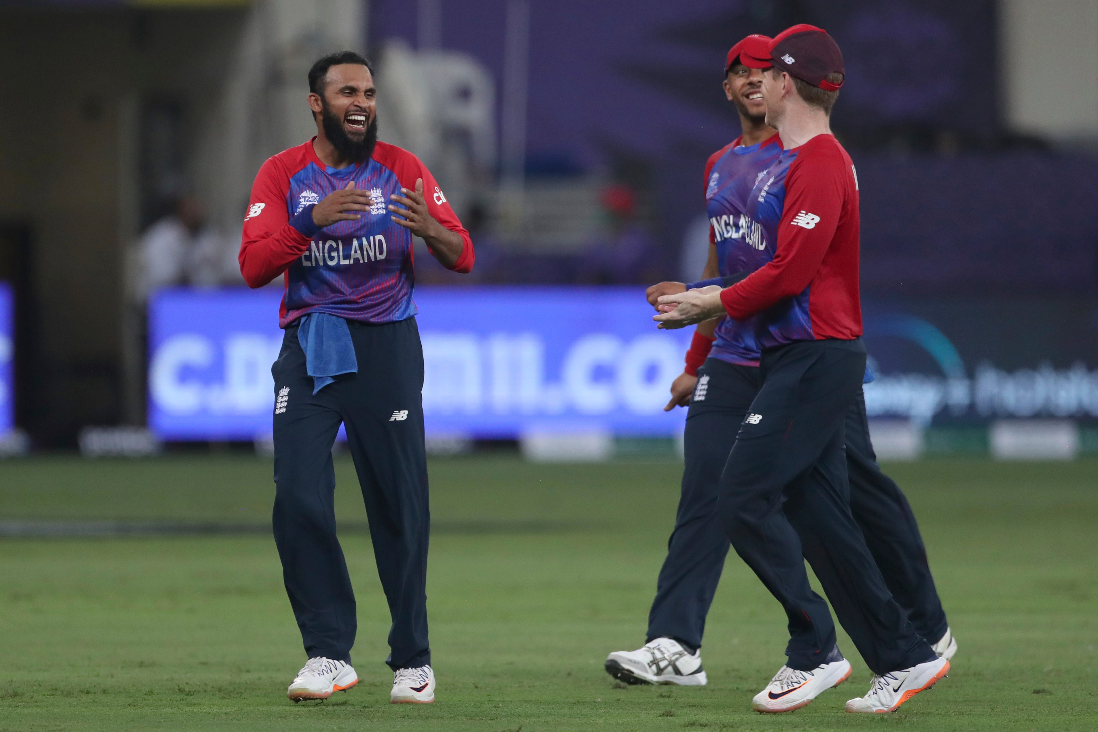 Adil Rashid, left, revealed he can focus fully on helping England without worrying about a longstanding shoulder injury (Aijaz Rahi/AP/PA)