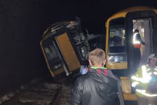 Salisbury train crash: 120 rescued from tunnel and driver in hospital after two trains collide