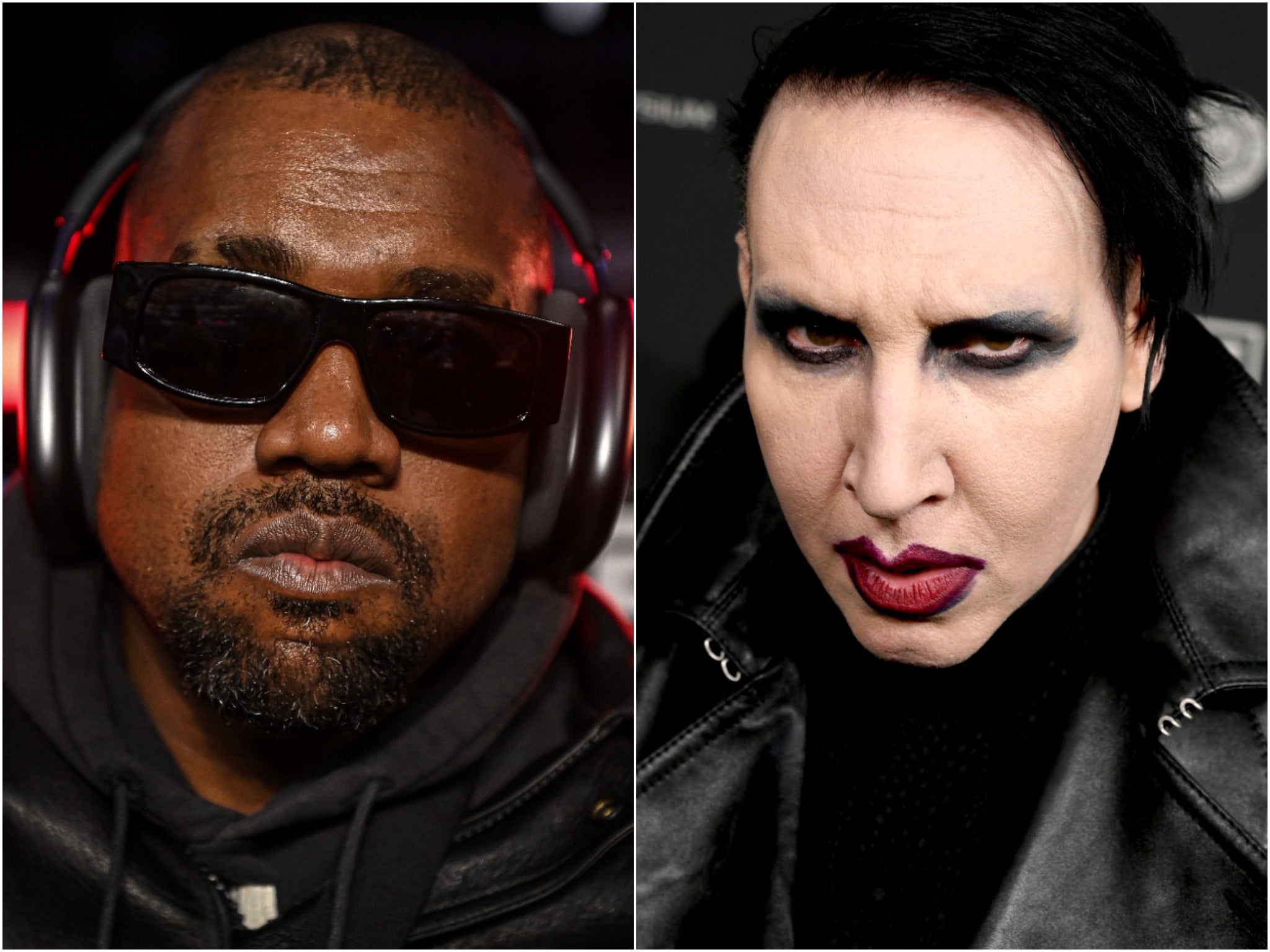 Kanye West and Marilyn Manson