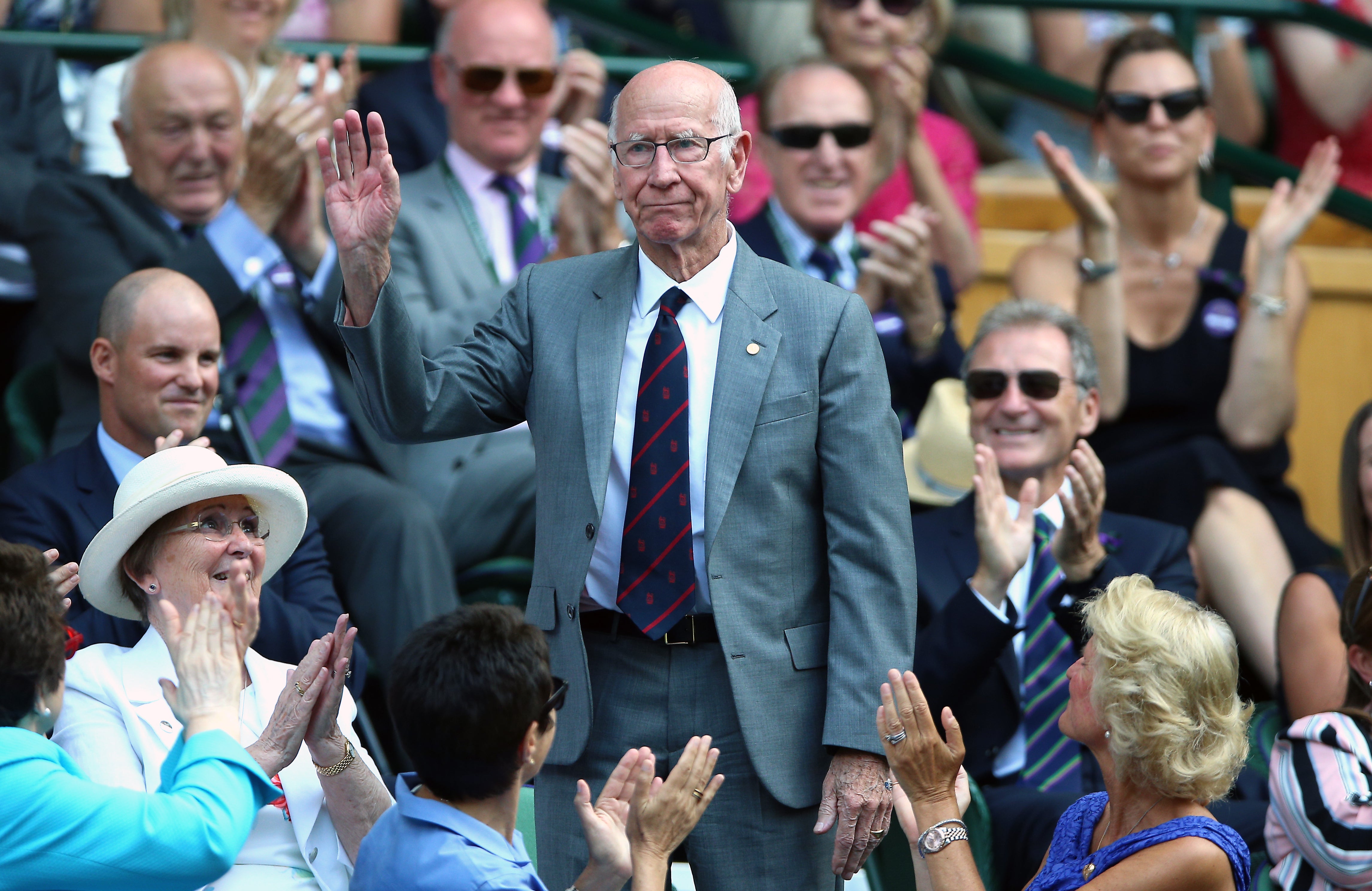 Sir Bobby Charlton became a legend of the game with England and Manchester United