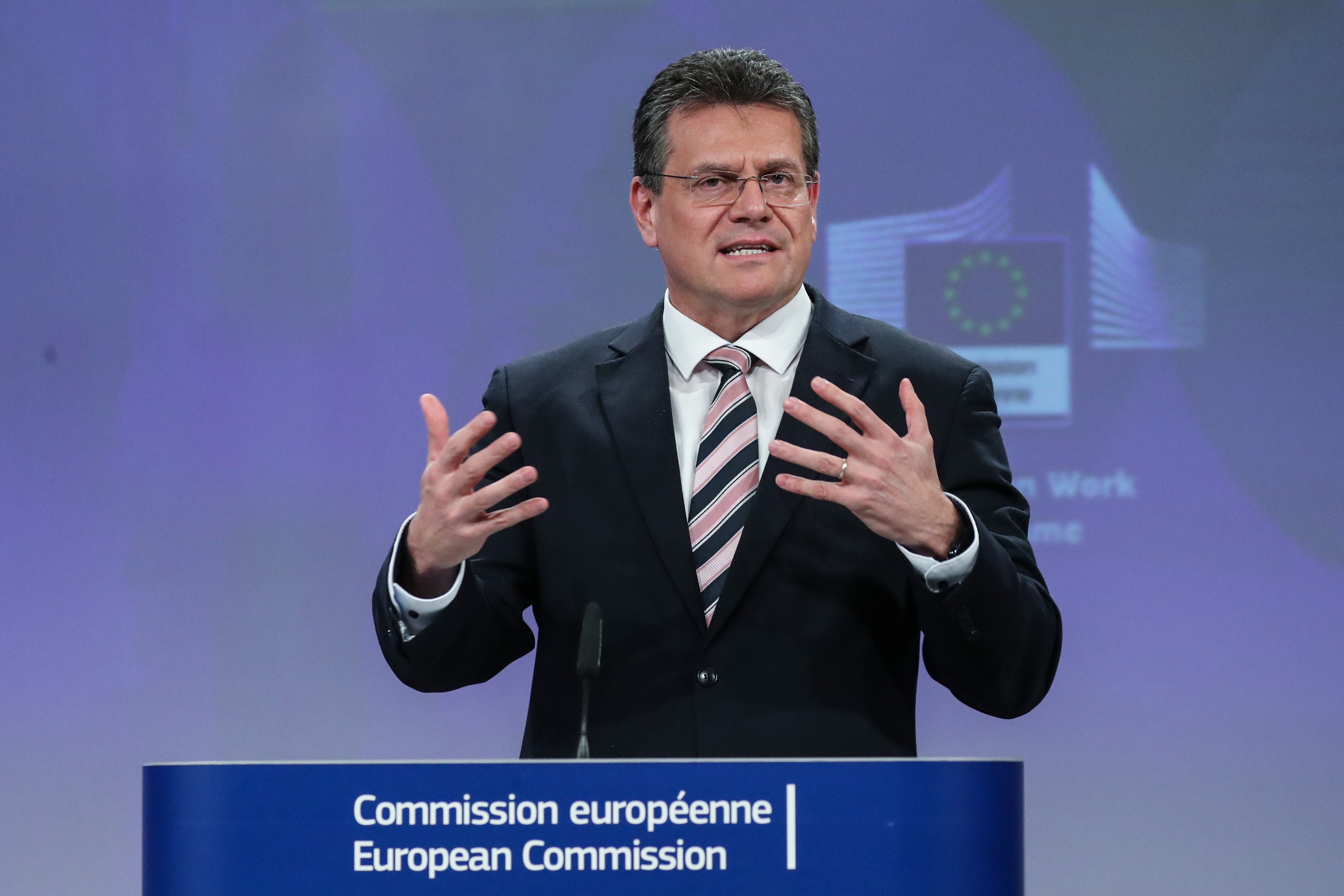 Maros Sefcovic came up with the plan to create reverse flows of gas